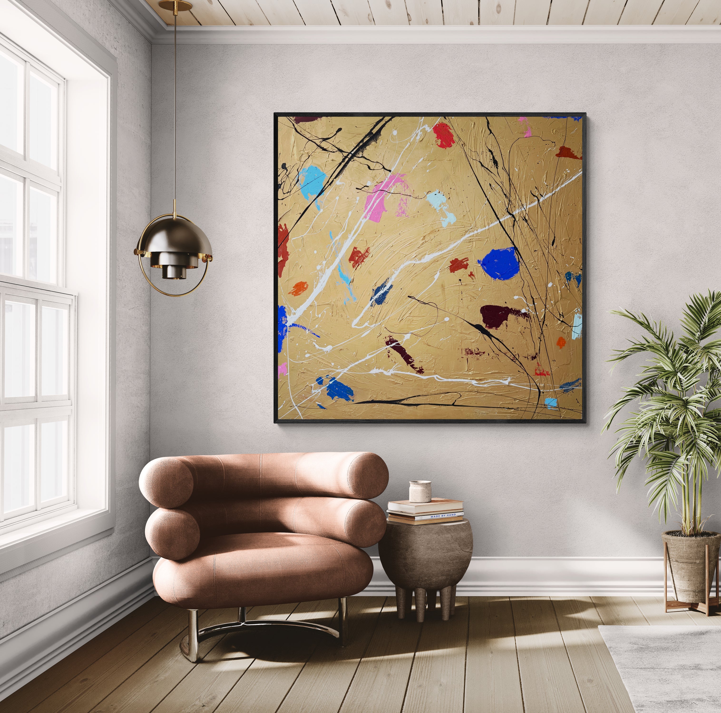 The Baloon Party- Original Art 110cm x 110cm