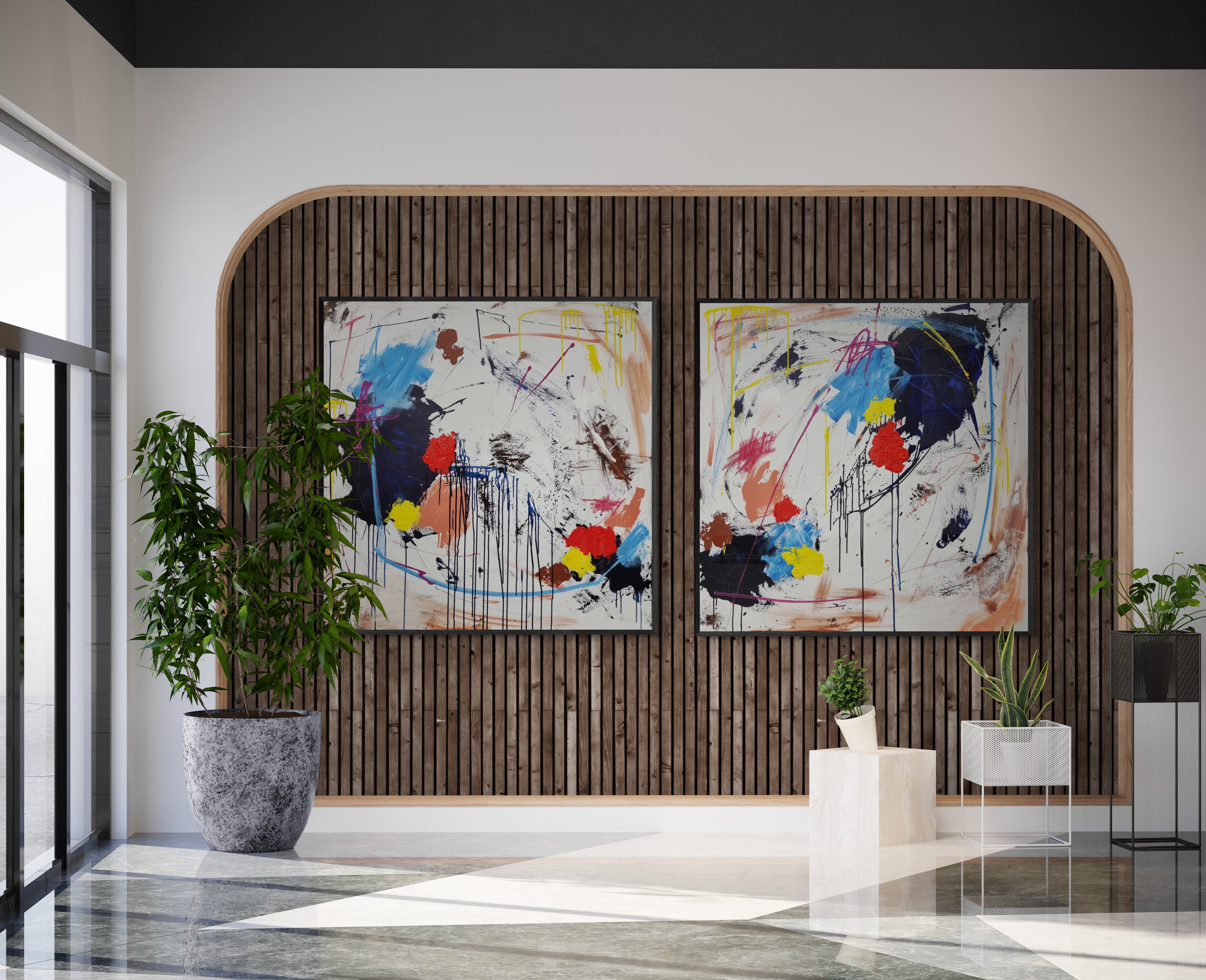 Forget Me Not- Original Art 120cm x 240cm