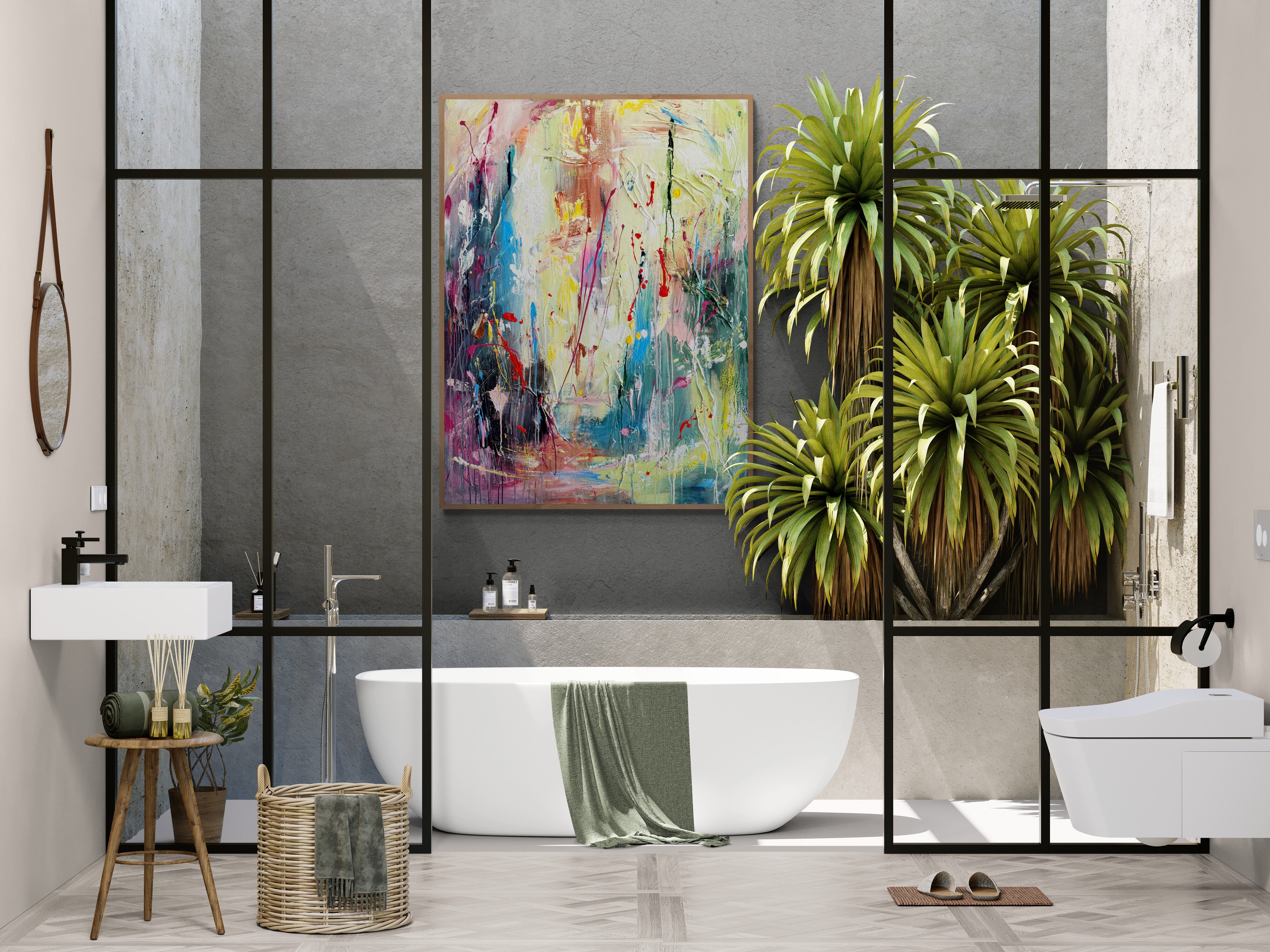 The Blue Lagoon 120cm x 90cm Original Art