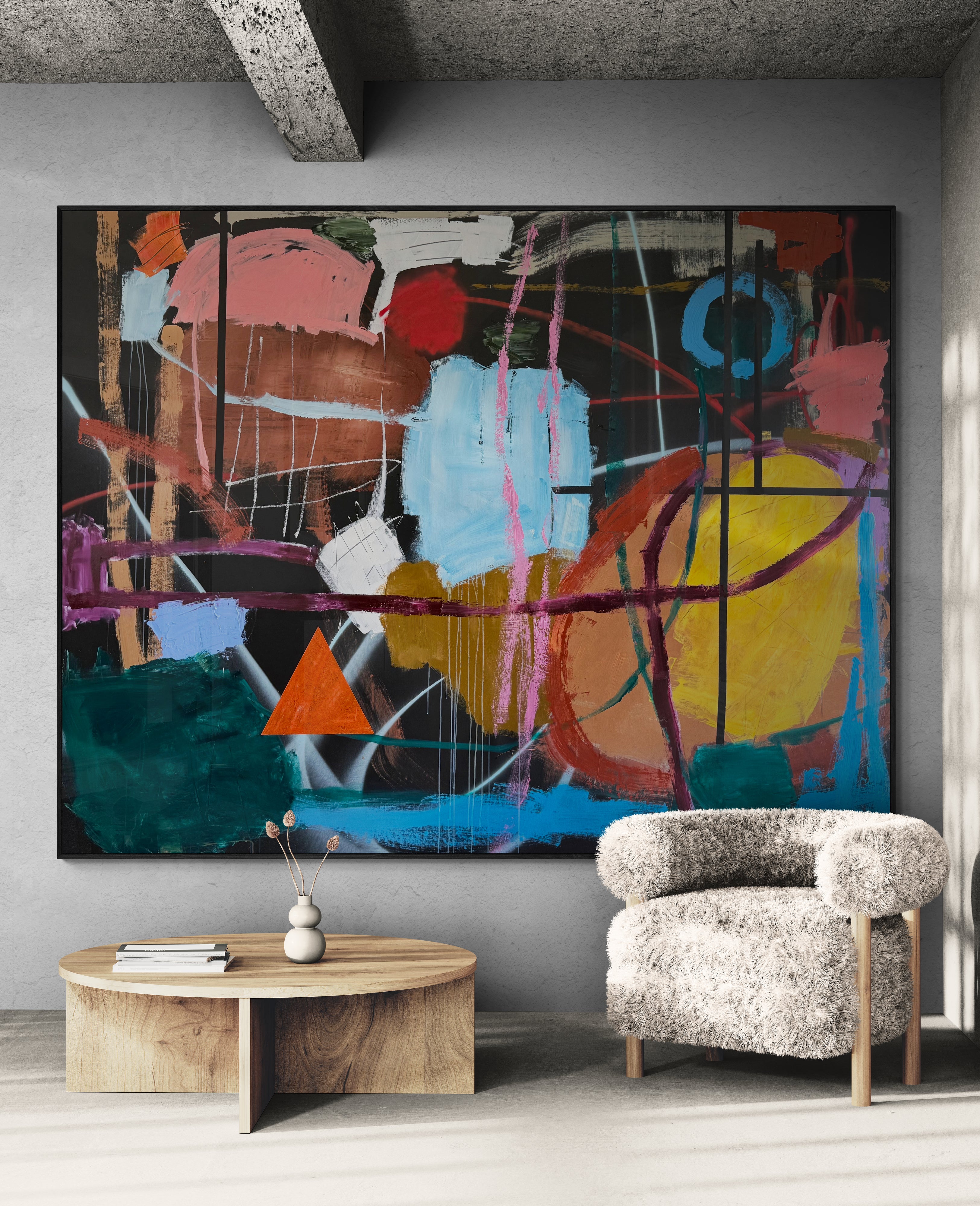 Pyramids - Original Art 260cm x 200cm