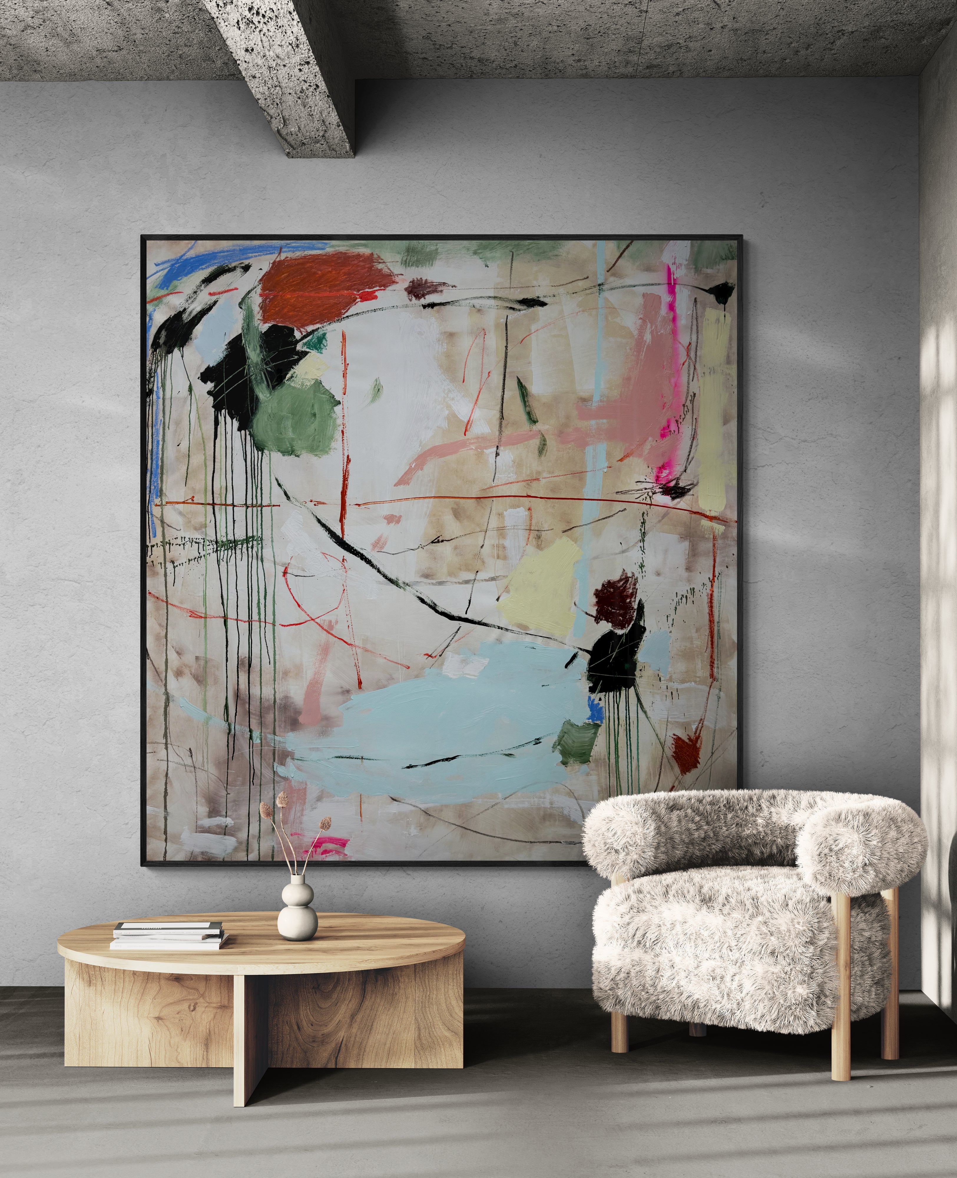The Good Life-Original Art 200cm x 200cm