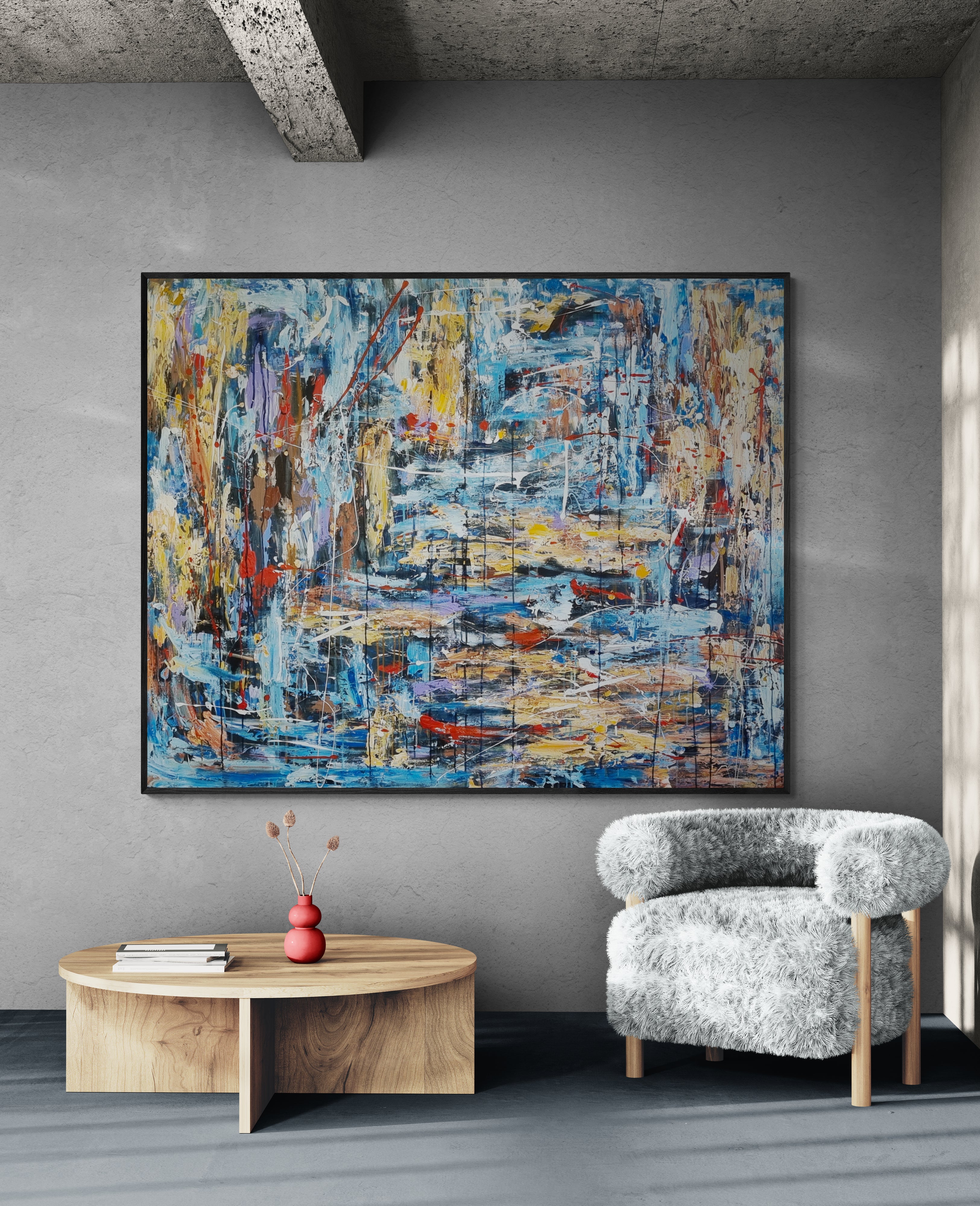 The Riverside 152cmx 122cm Original Art