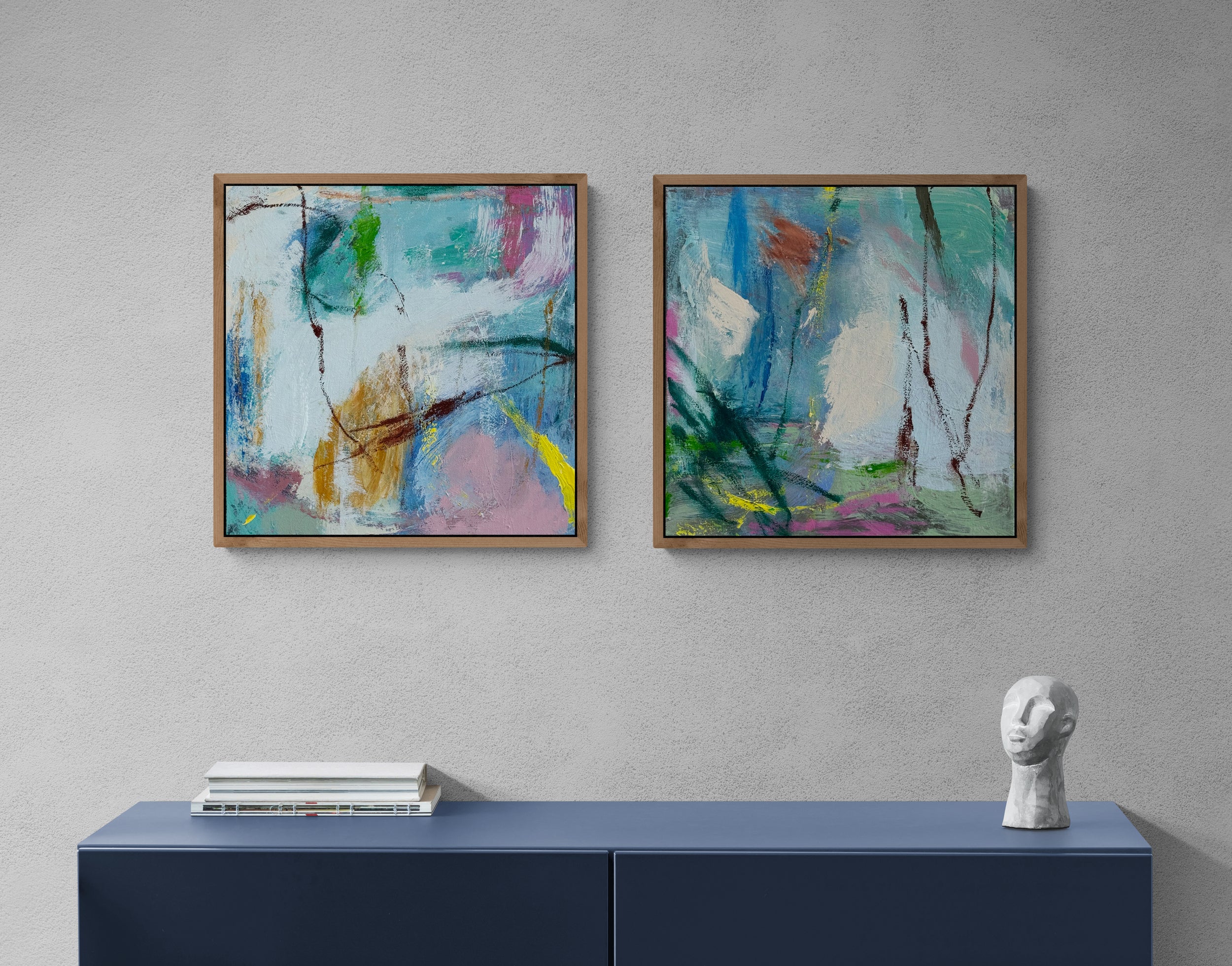 With Love From The Sea 30cm x 60cm Original Art