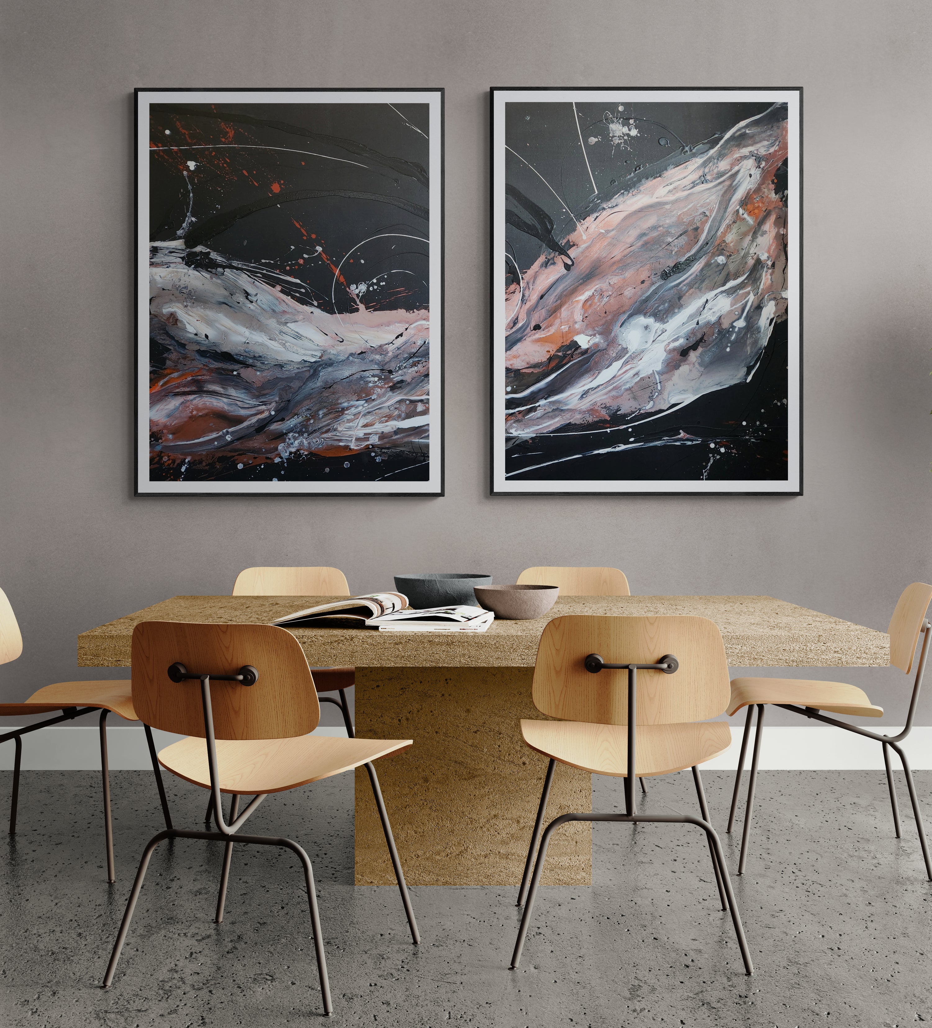 "Worshipping The Heavens" Set of 2 - Limited Edition Print