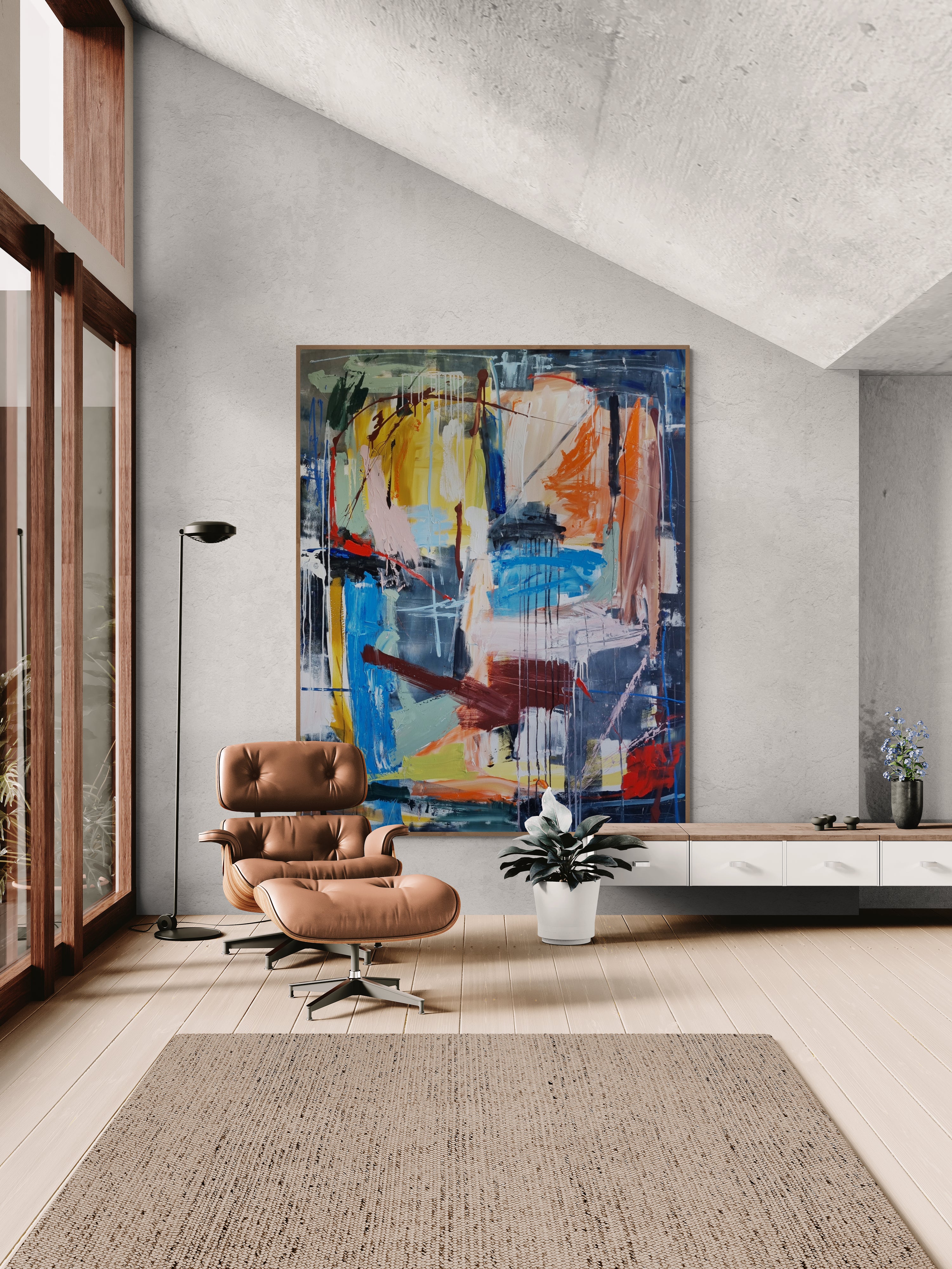 Thor's Hammer 152cm x 122cm Original Art