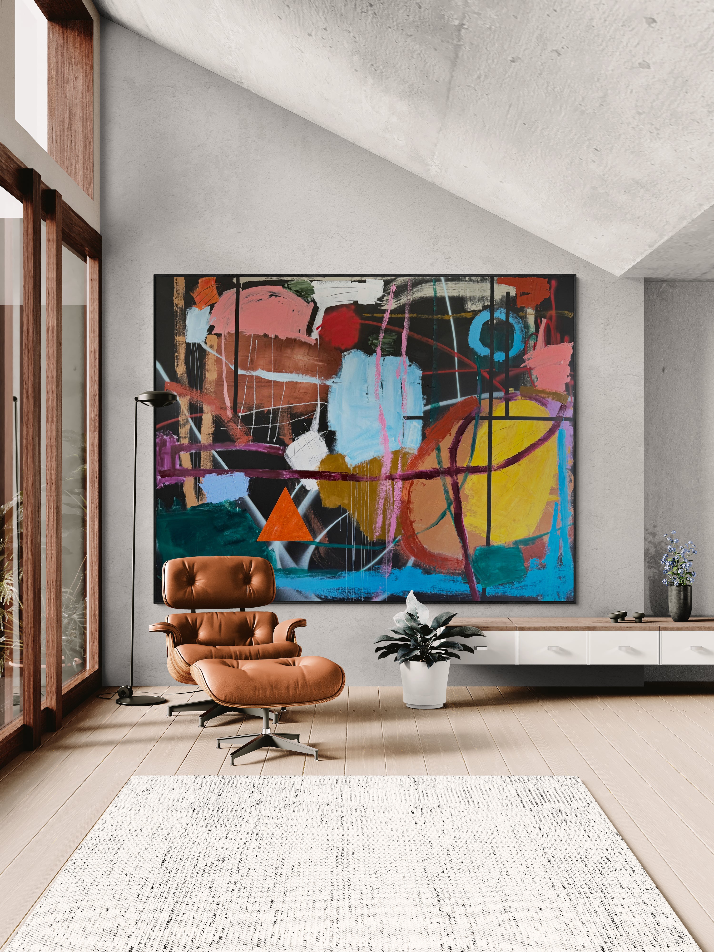 Pyramids - Original Art 260cm x 200cm