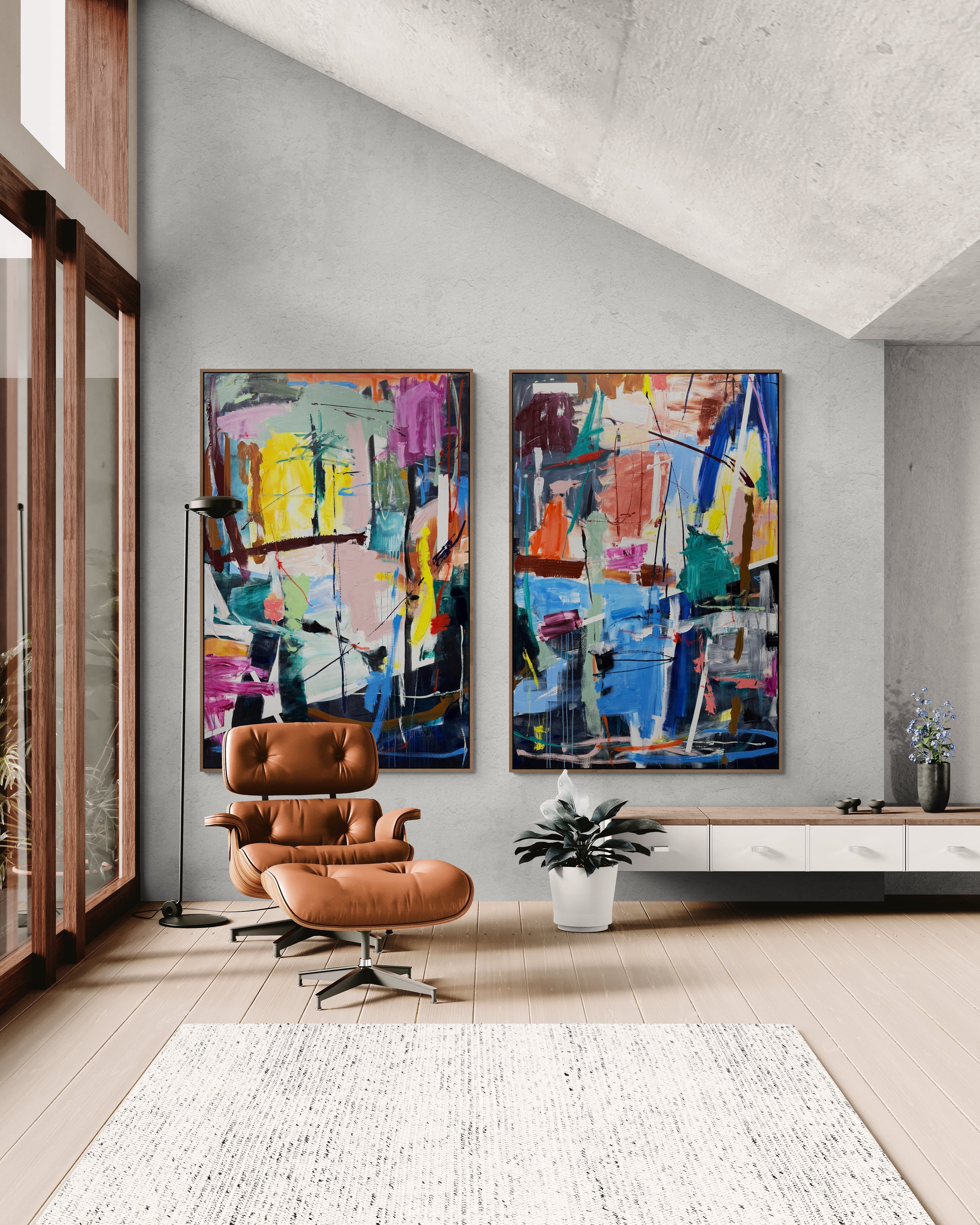 Parallel Worlds 182cm x 244cm Original Art