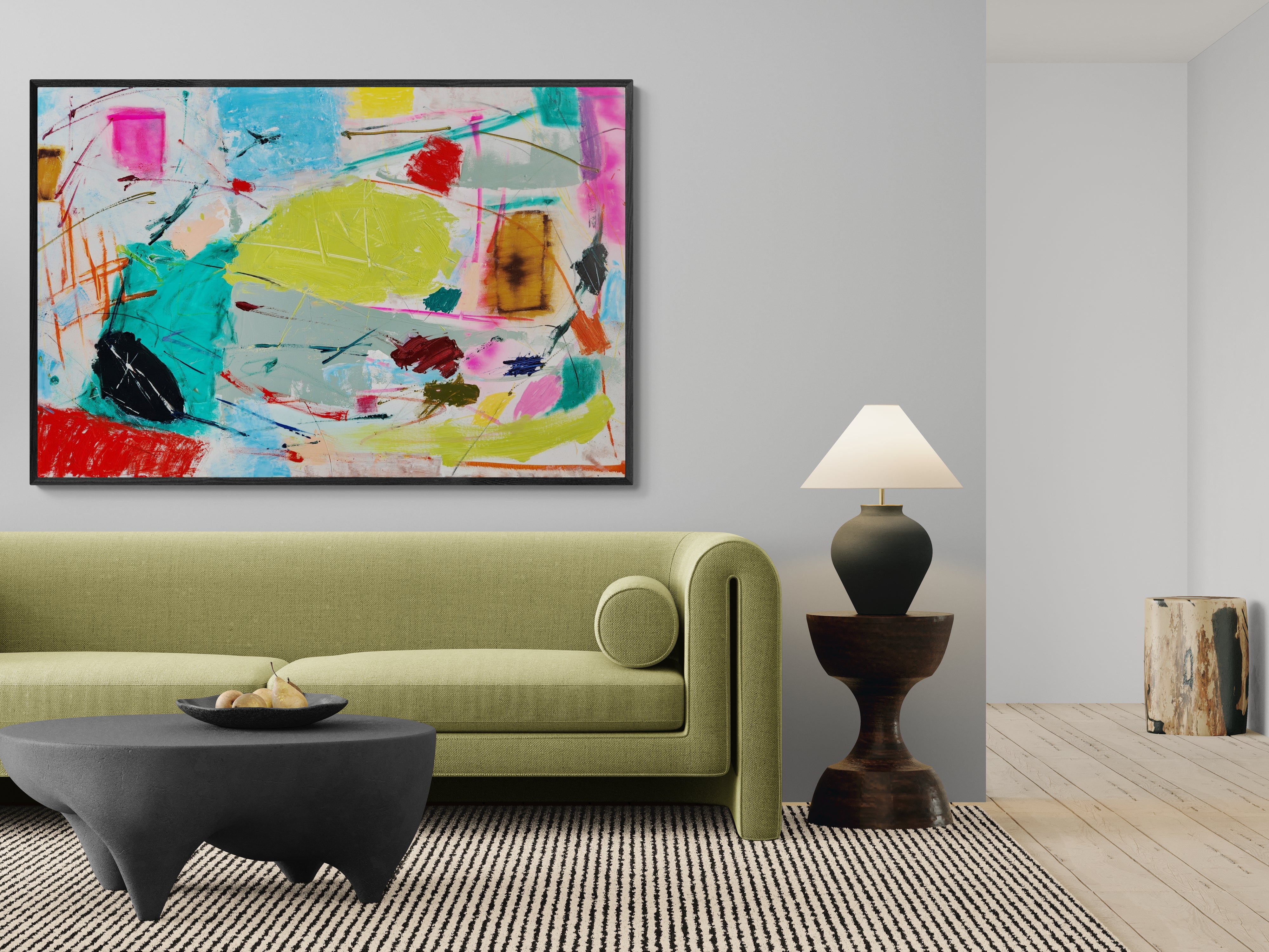 The Big Picnic 150cm x 100cm Original Art