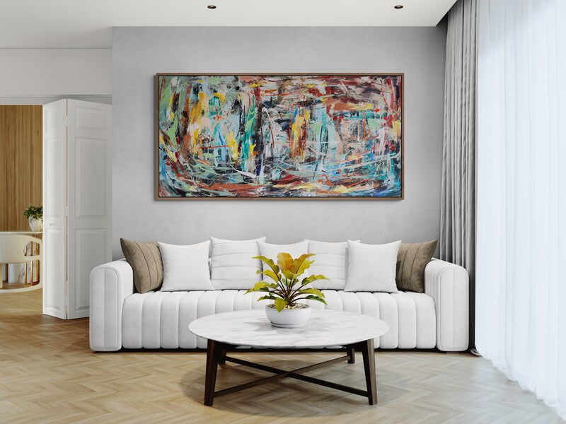 Sail Boats 182cm x 122cm Original Art