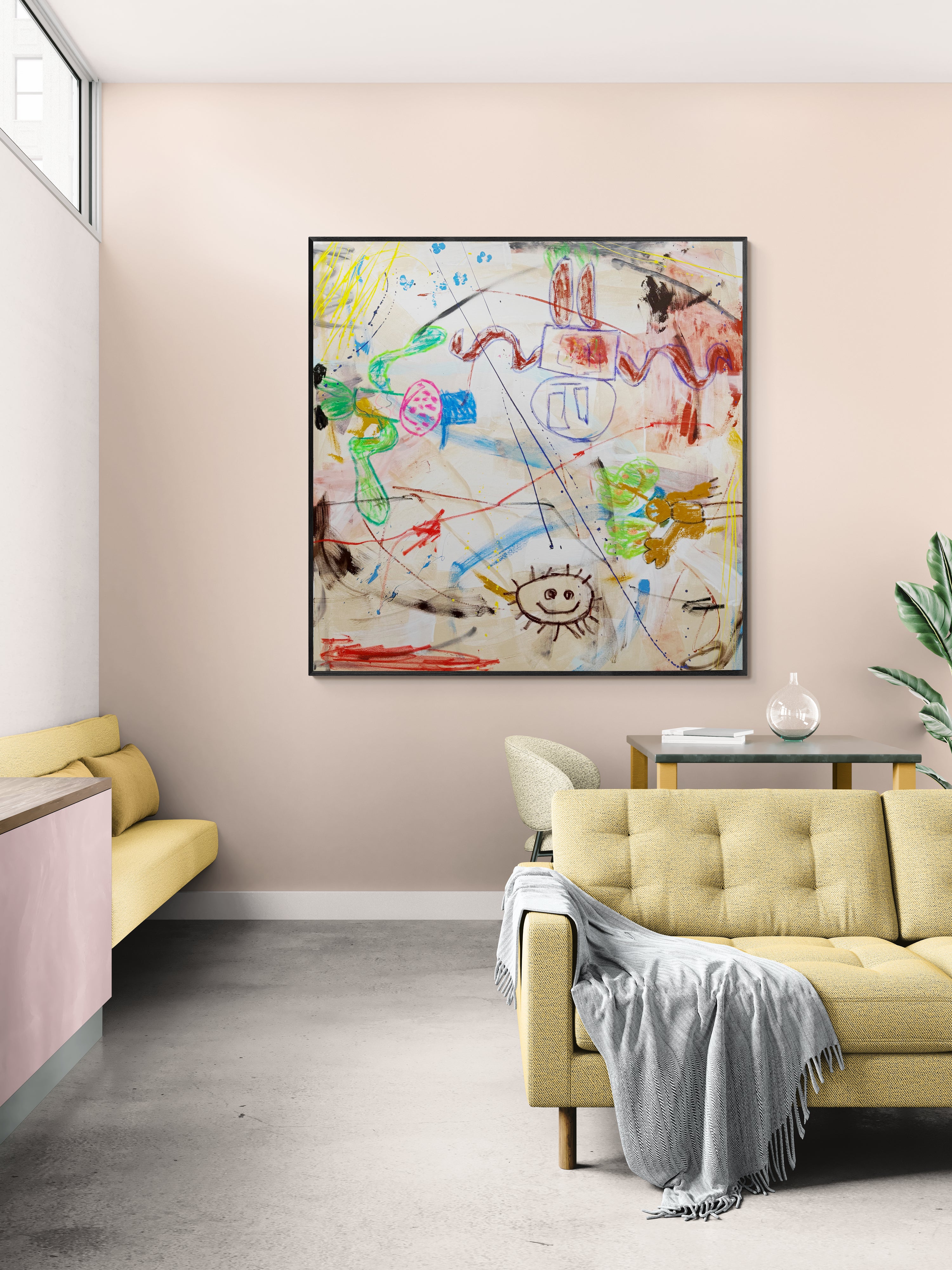 The Monster Meeting- Original Art 120cm x 120cm