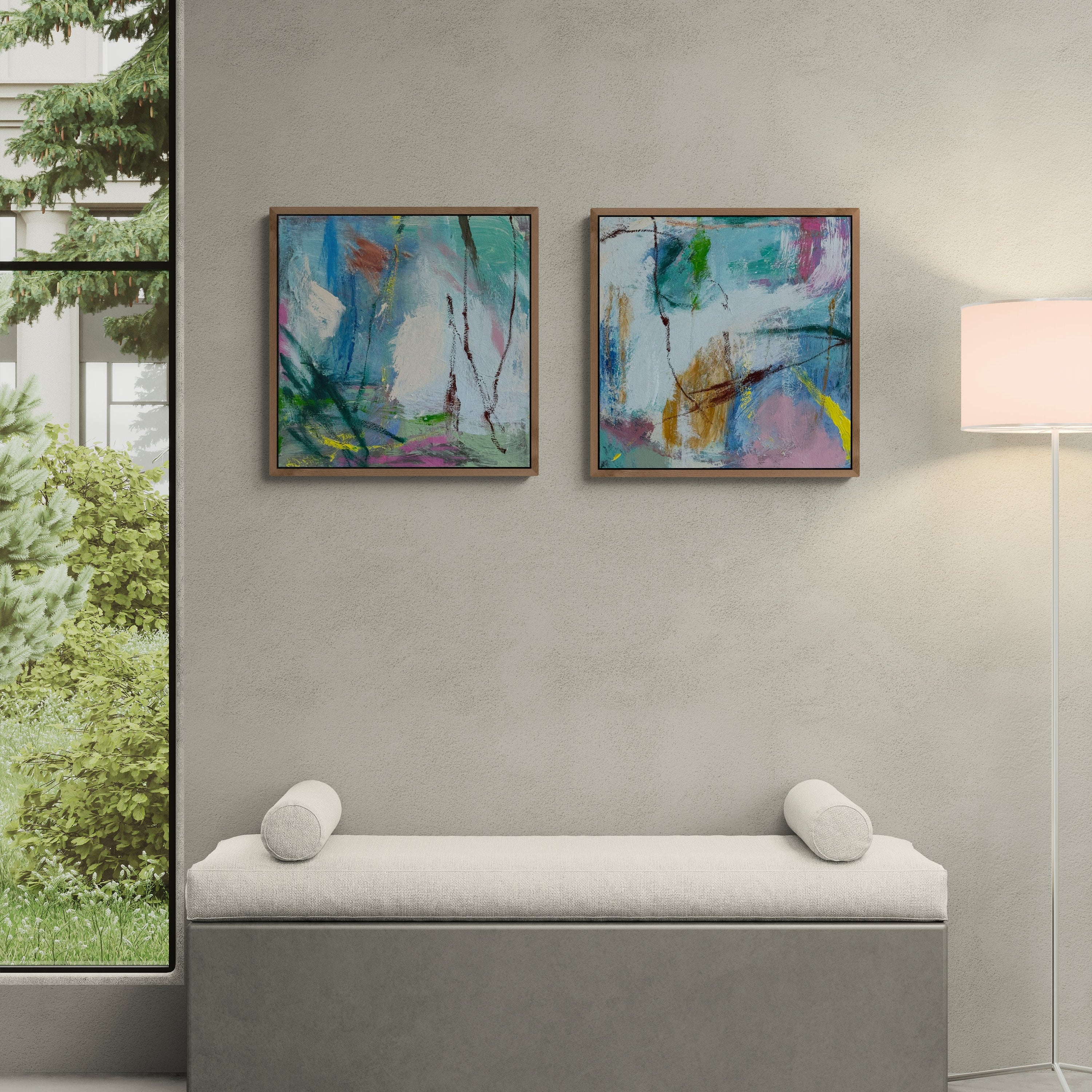 With Love From The Sea 30cm x 60cm Original Art