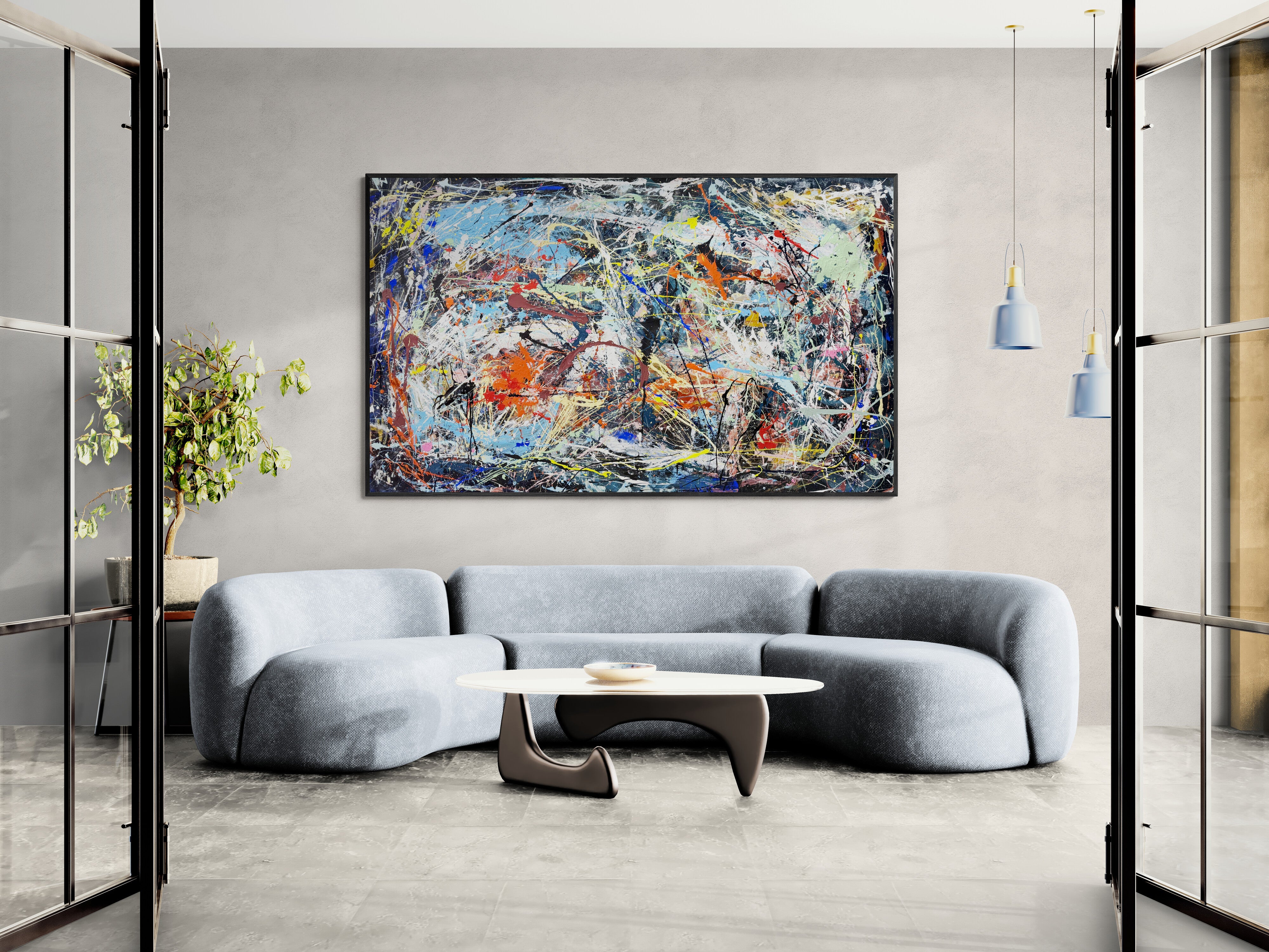 Pathways 195cm x 110cm Original Art