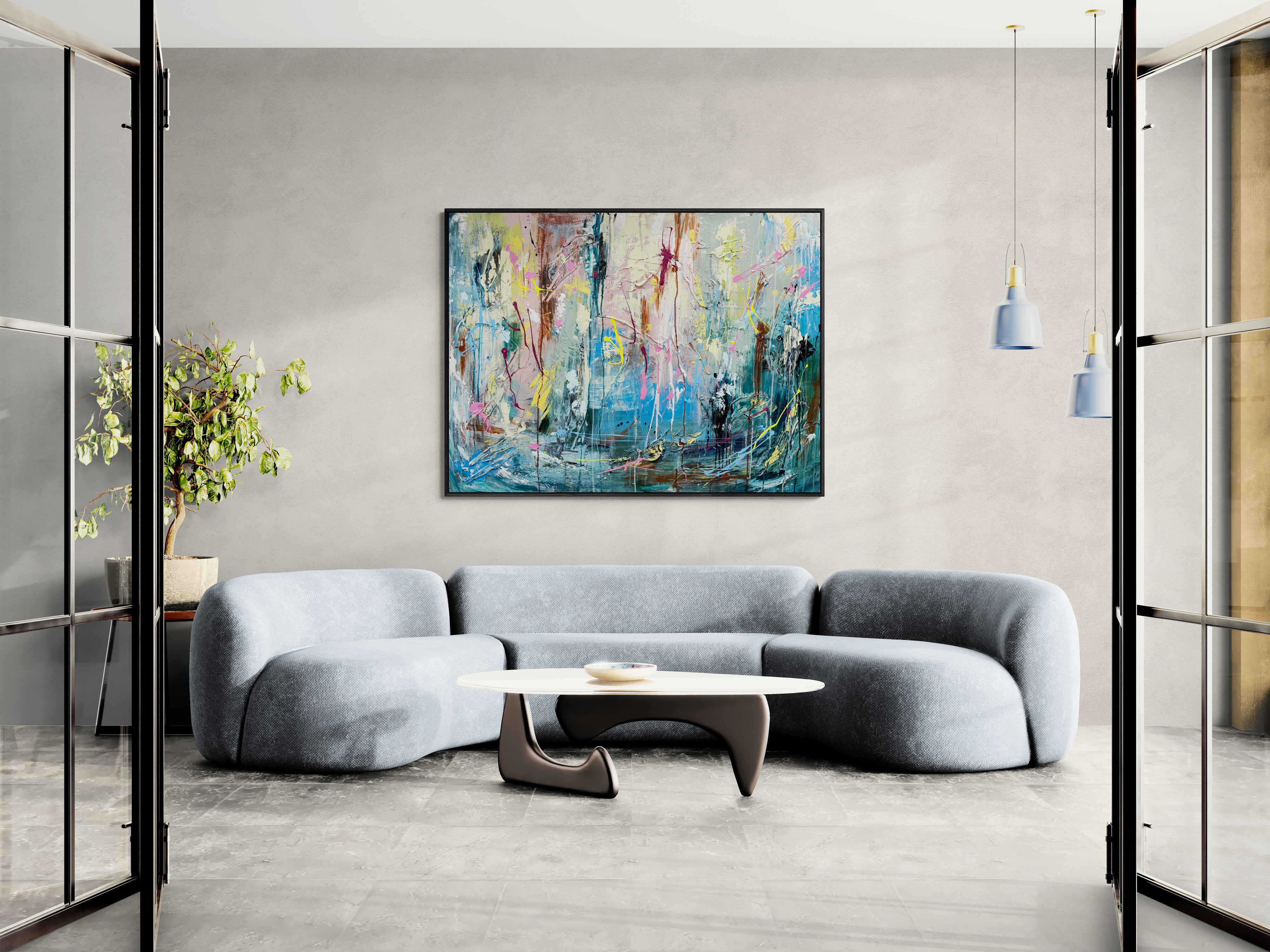 Spring Vacation 120cm x 90cm Original Art