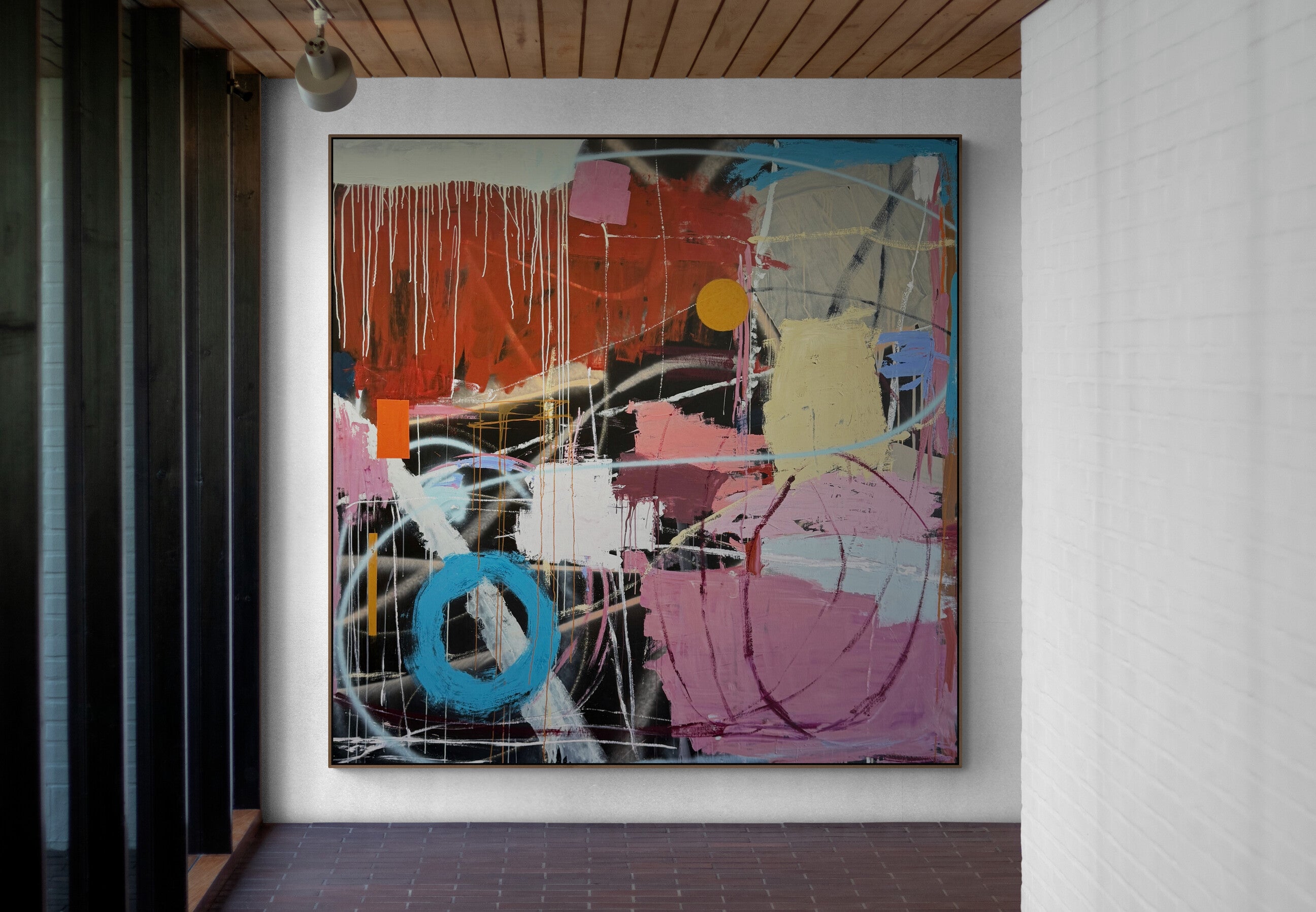 Rollercoasters - Original Art 200cm x 200cm