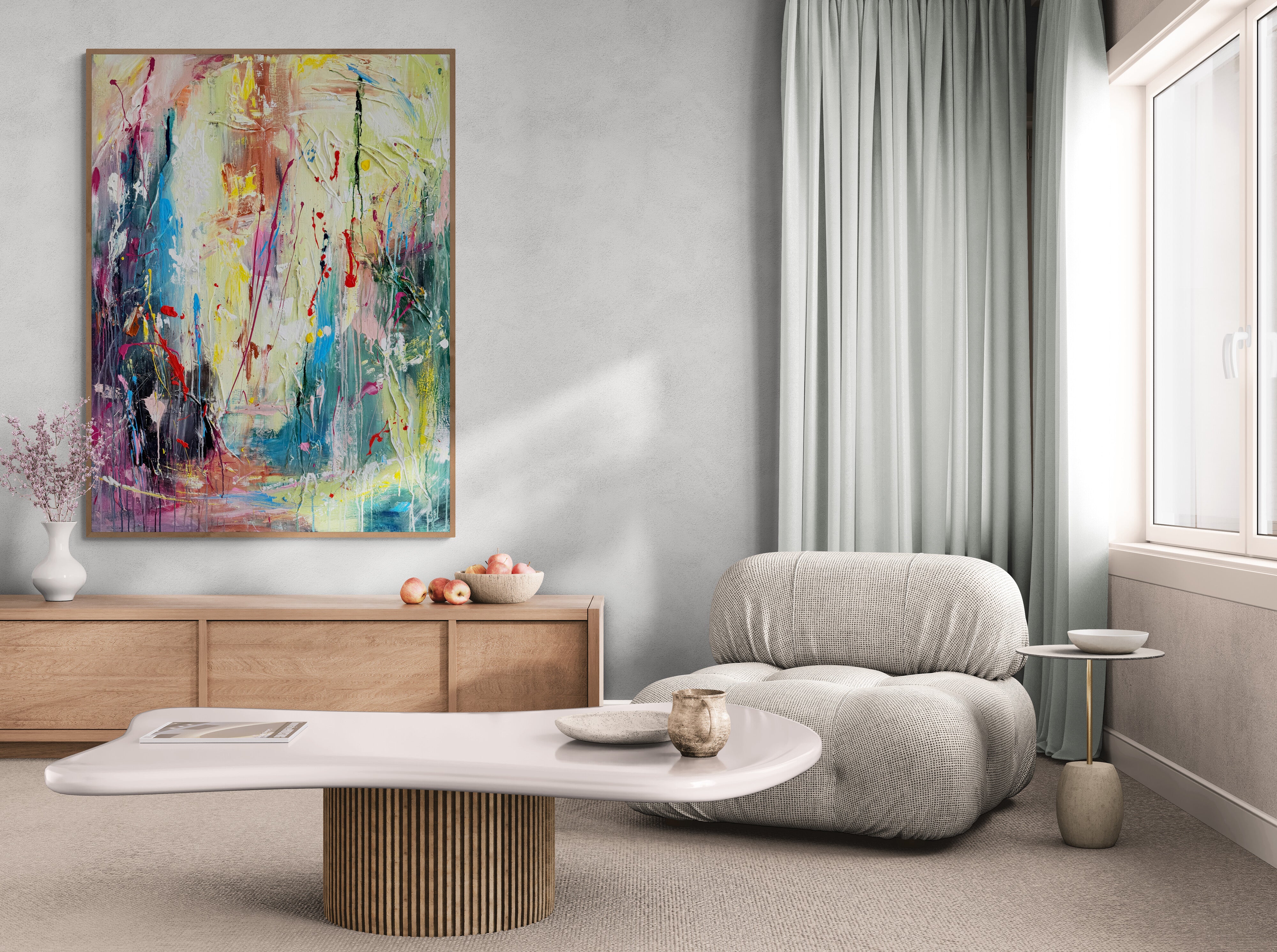 The Blue Lagoon 120cm x 90cm Original Art