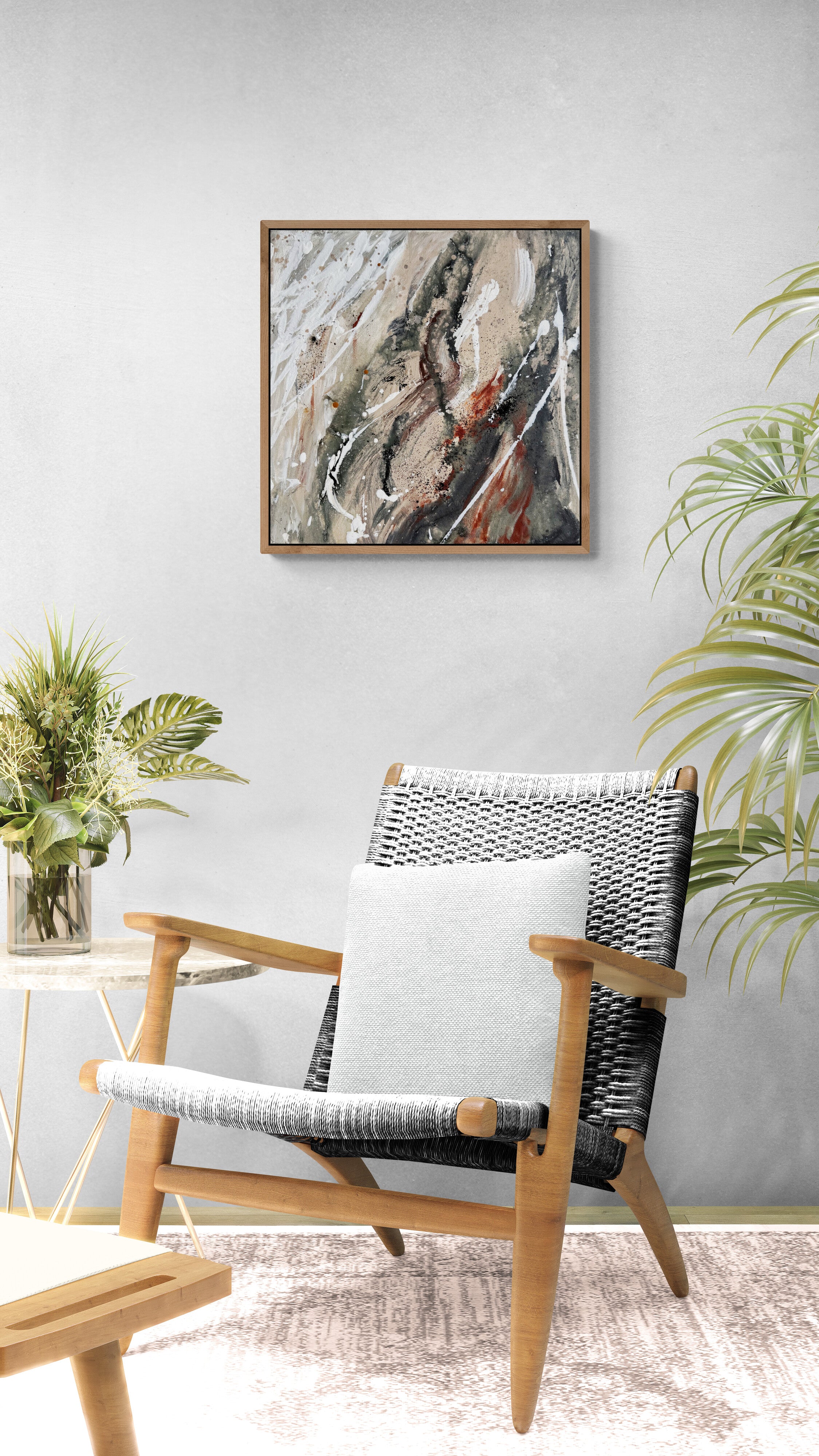 Slow Down 30cm x 30cm Original Art