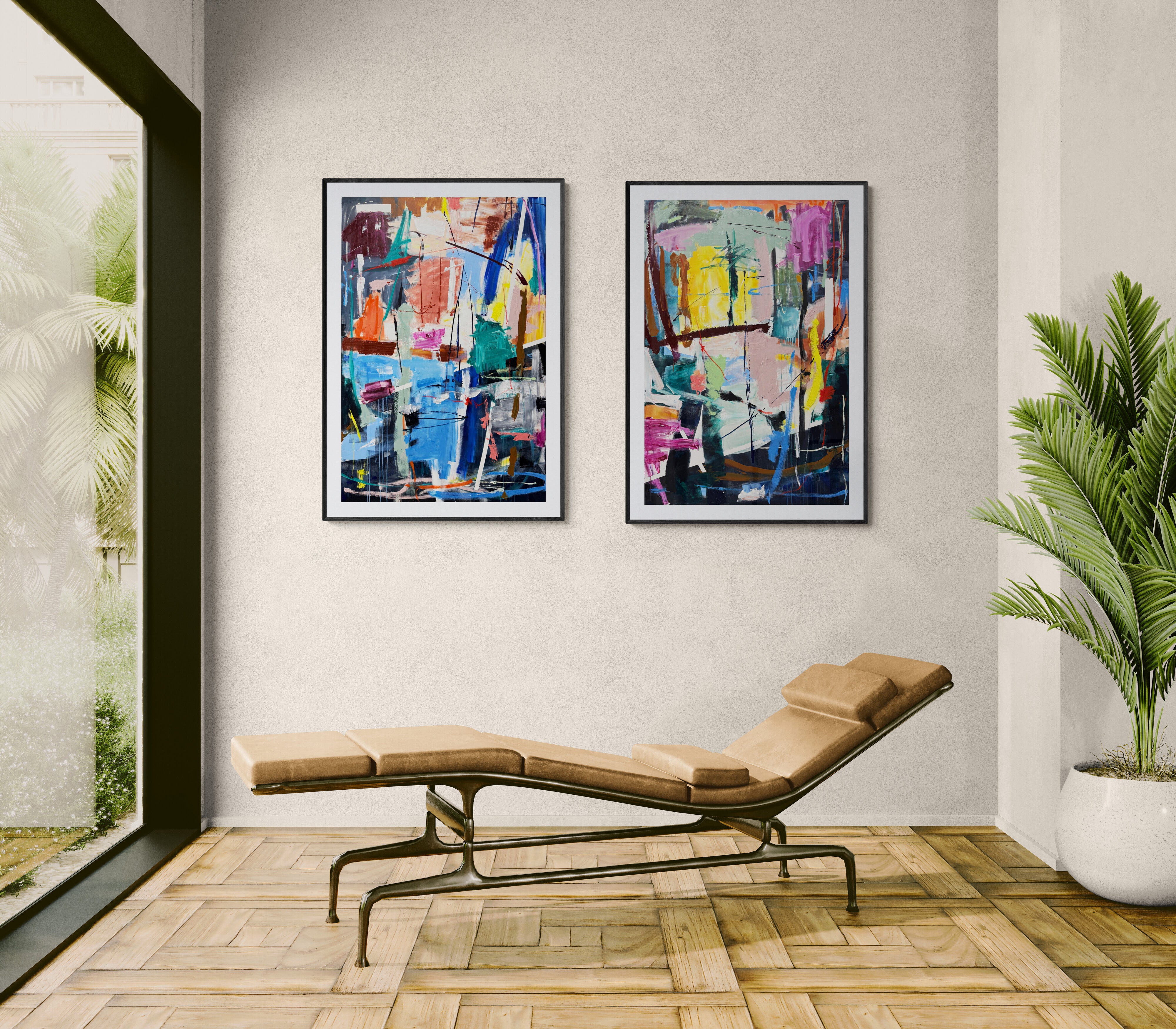 Parallel Worlds Set of 2 - Limited Edition Print