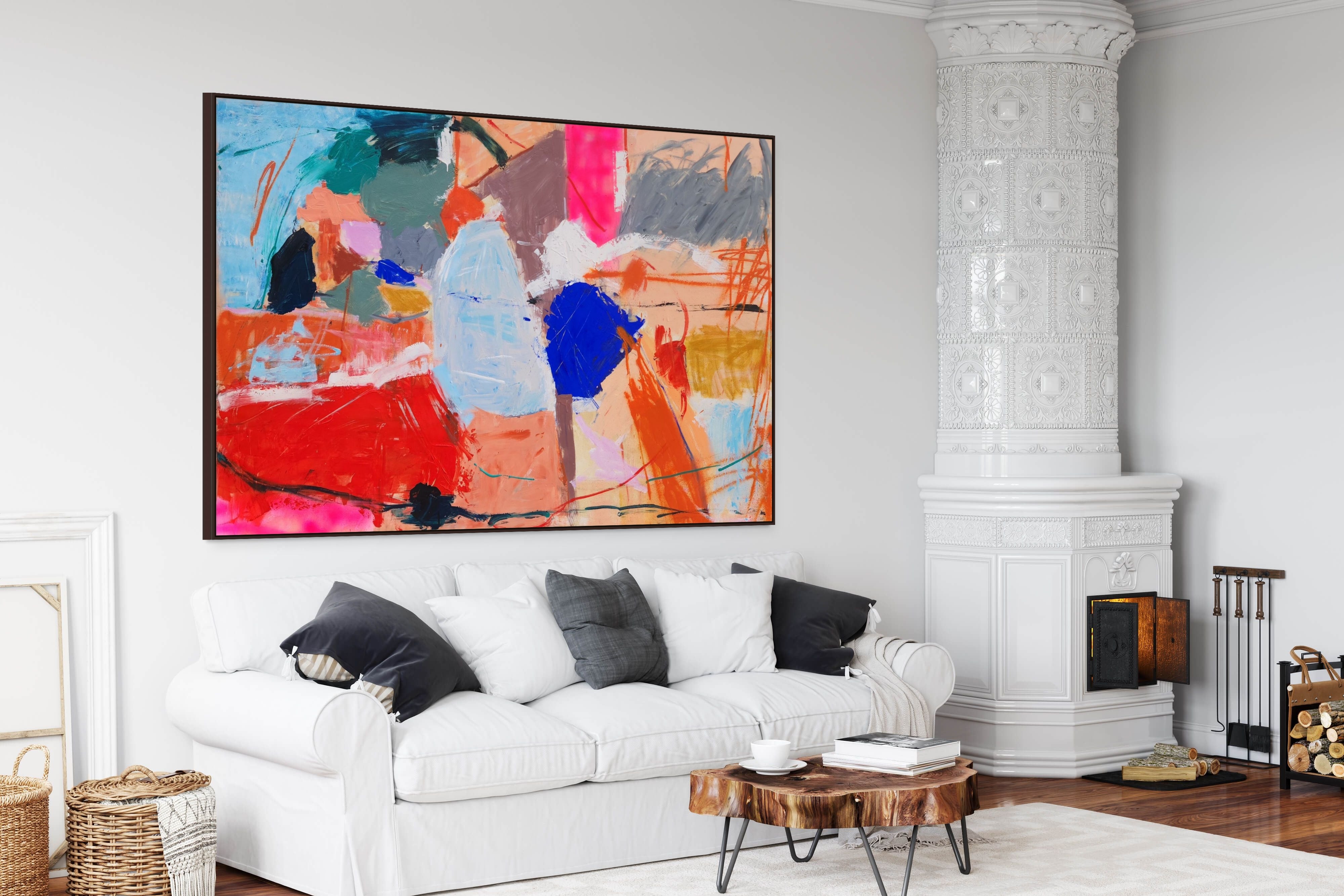 L'amour est blue 182cm x 122cm Original Art