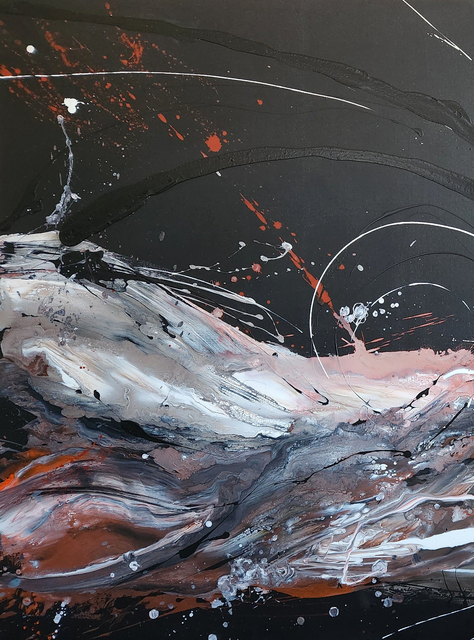 Worshipping The Heavens  - Original Art 180cm  x 122cm