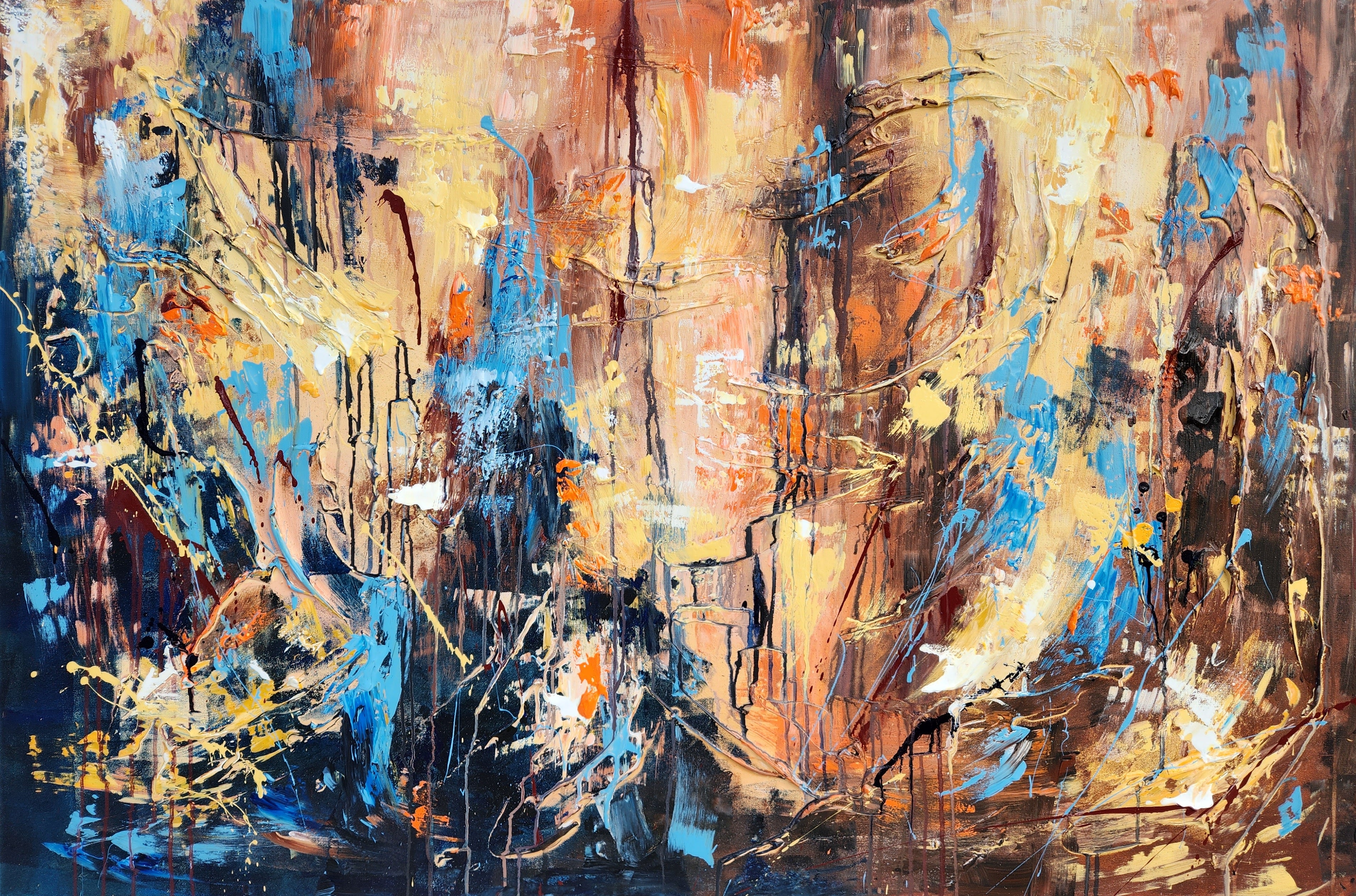 Yellow Mellow - Original Art  150cm x 100cm