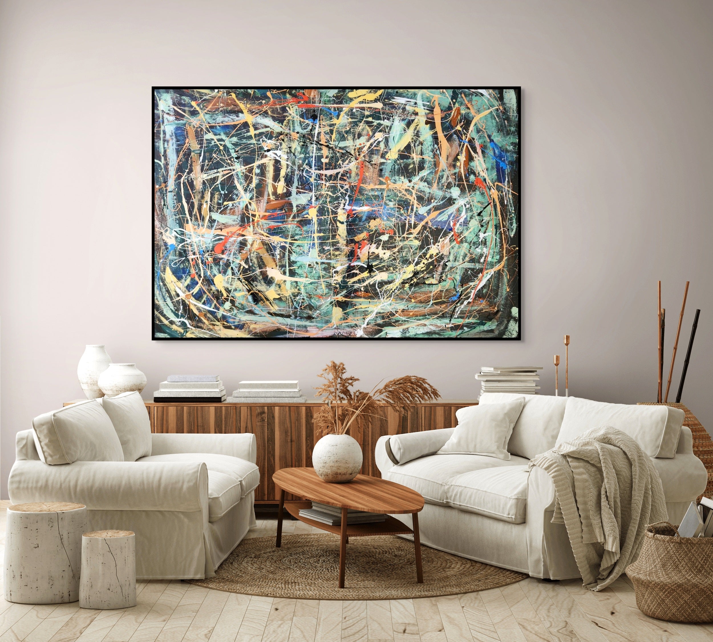Kingfisher 182cm x 122cm Original Art