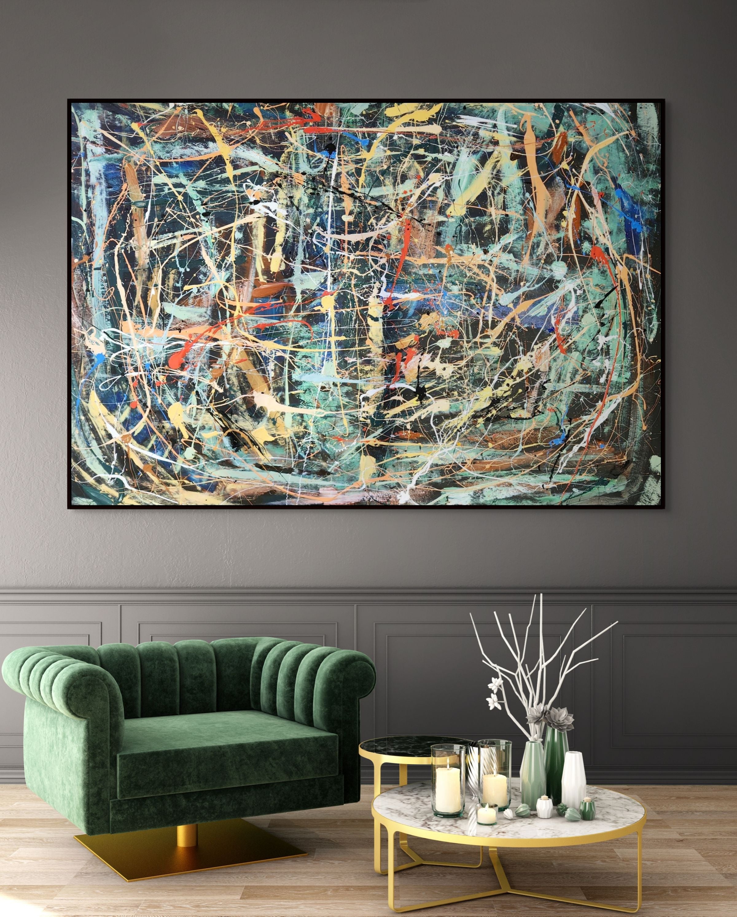 Kingfisher 182cm x 122cm Original Art