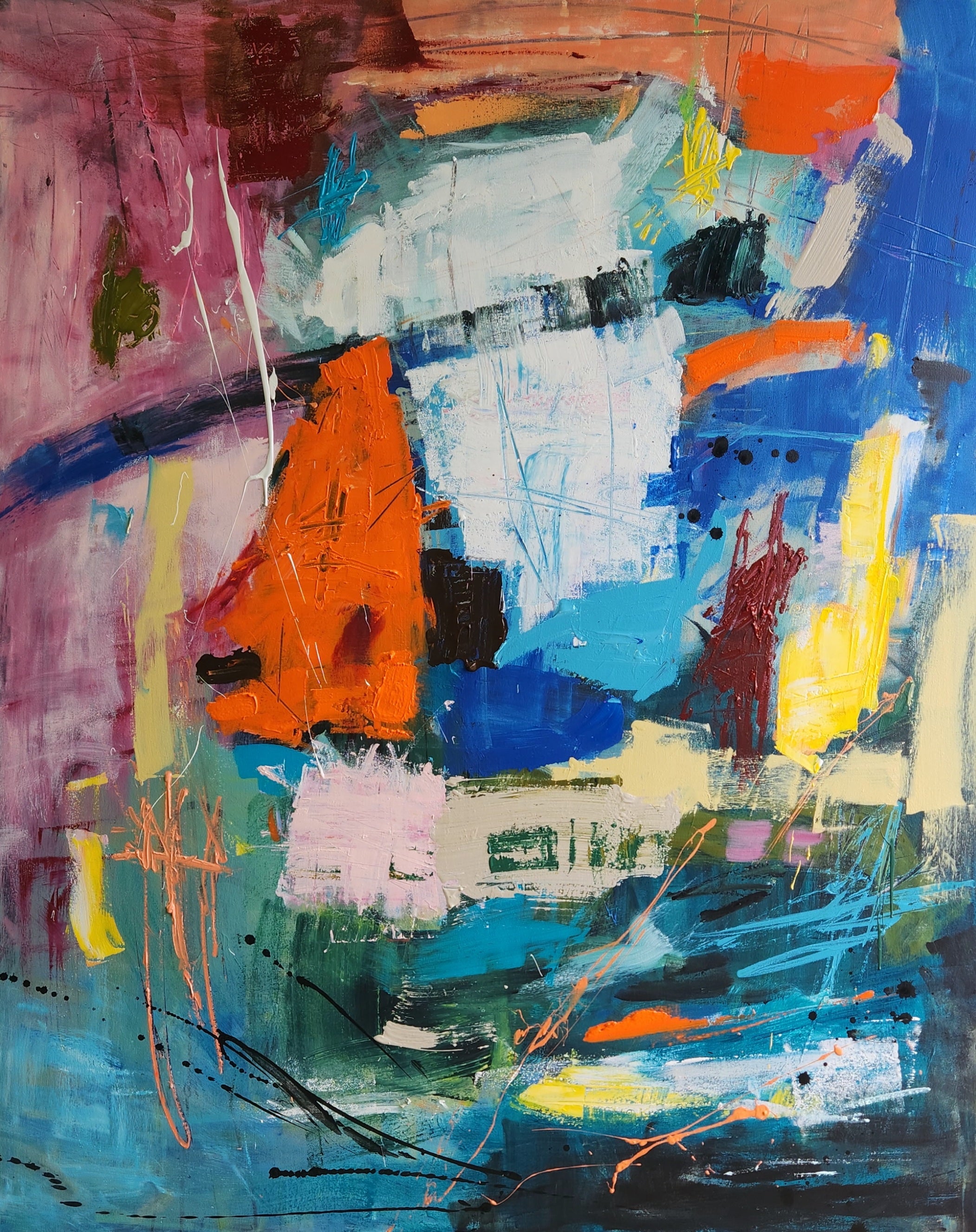Run to Paradise  - Original Art 152cm x 122cm