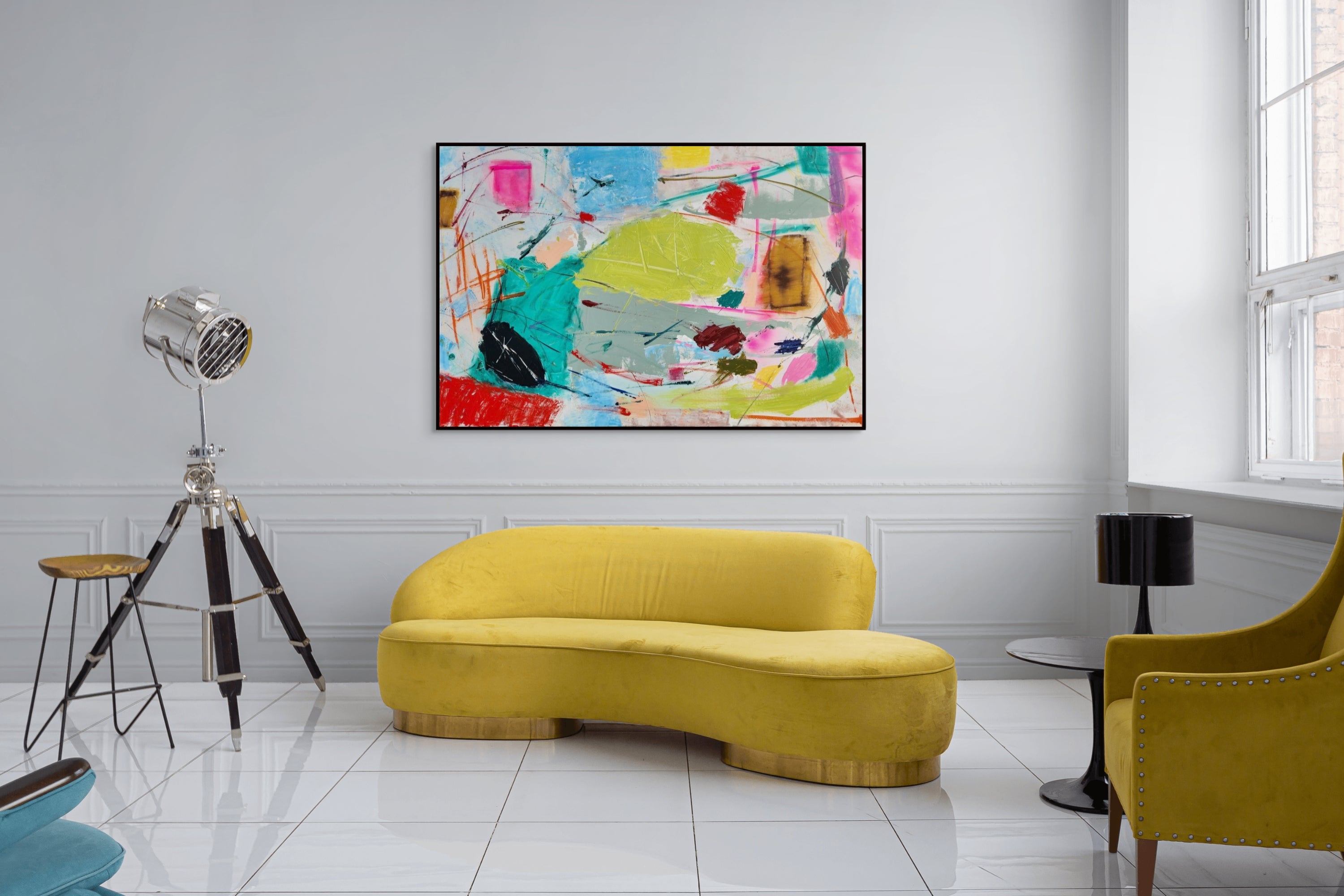 The Big Picnic 150cm x 100cm Original Art