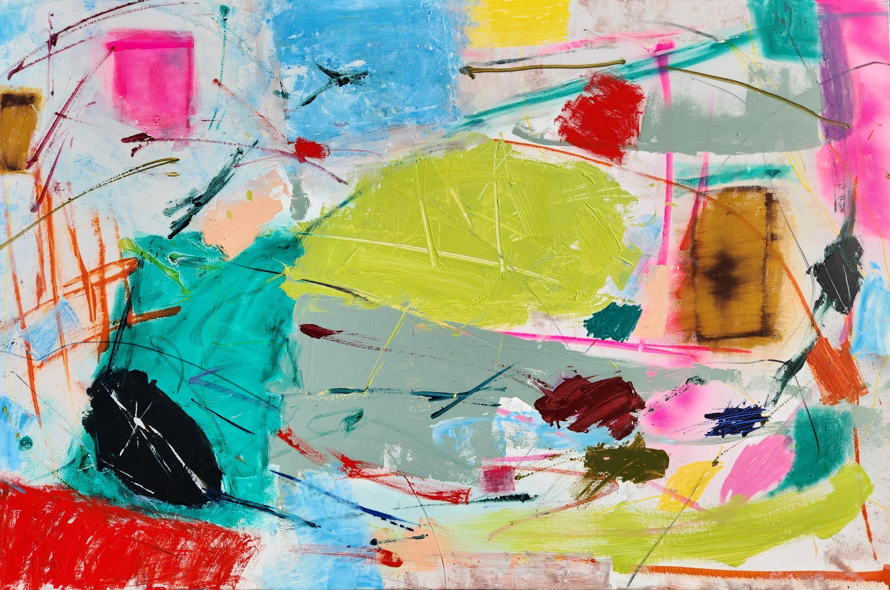 The Big Picnic 150cm x 100cm Original Art