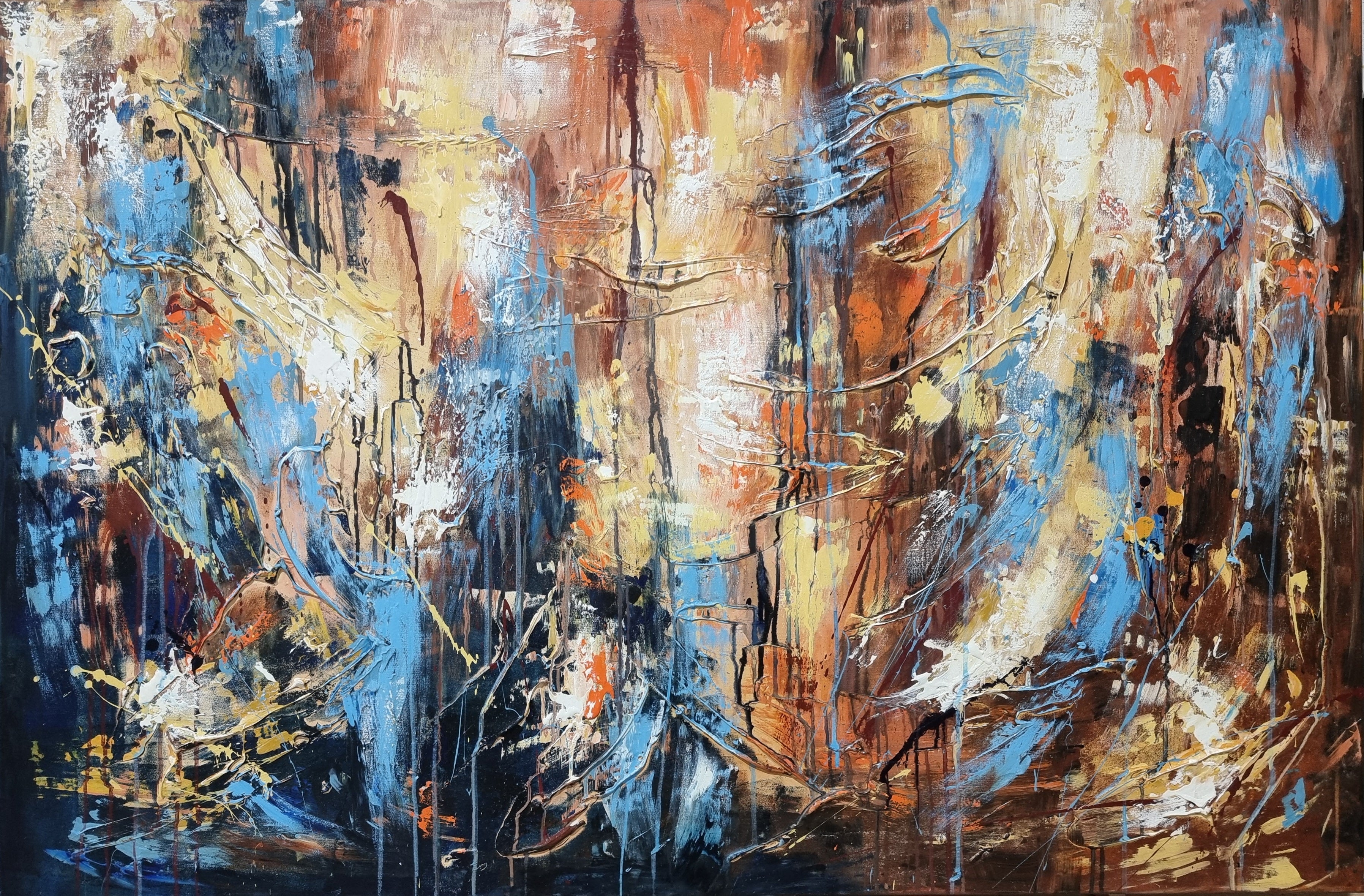 Yellow Mellow - Original Art  150cm x 100cm