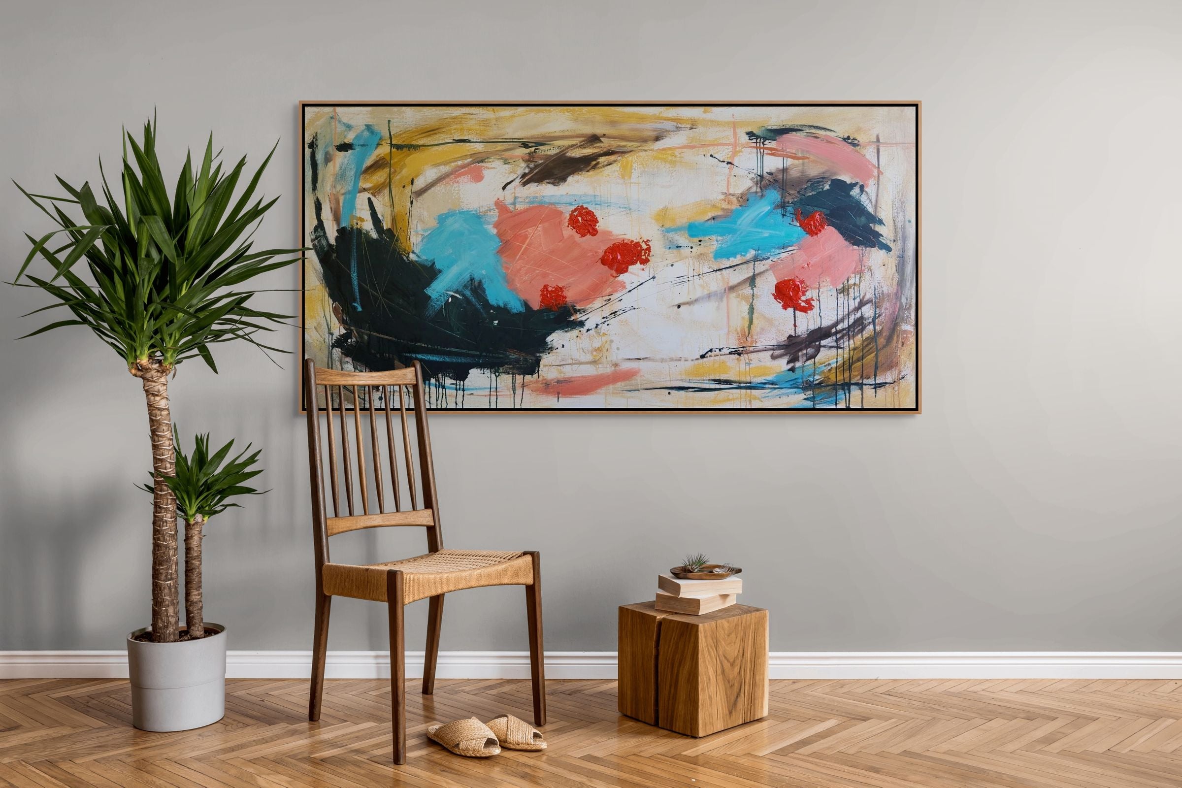The Little Red Robbin 182cm x 90cm Original Art