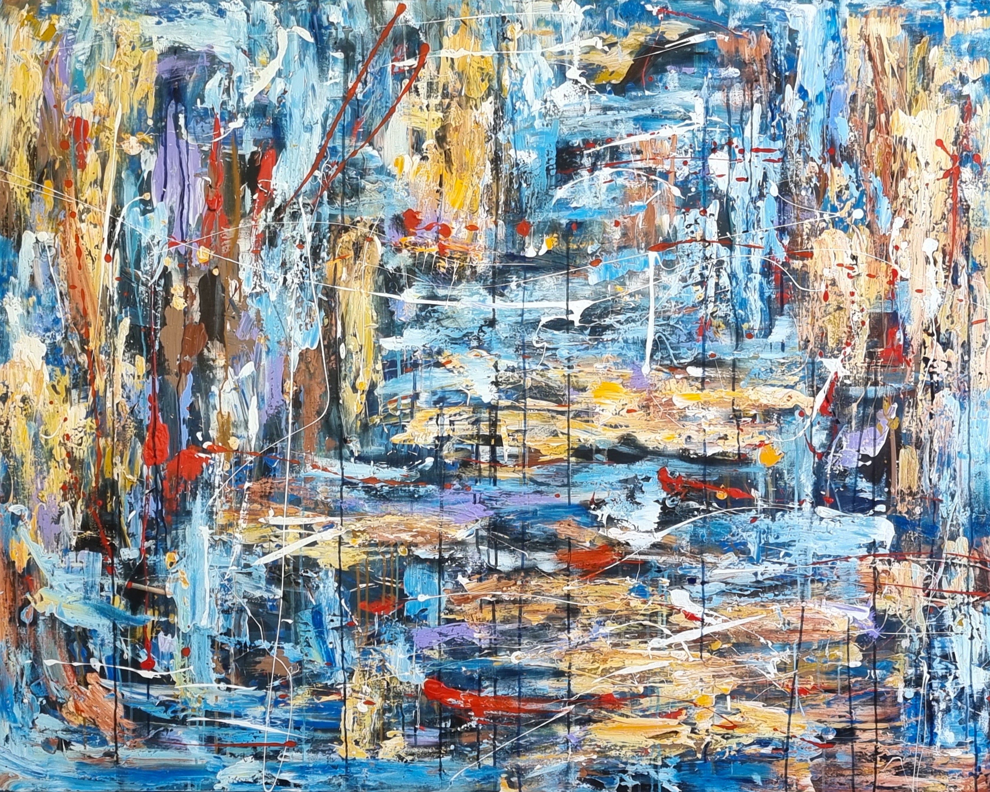 The Riverside 152cmx 122cm  Original Art