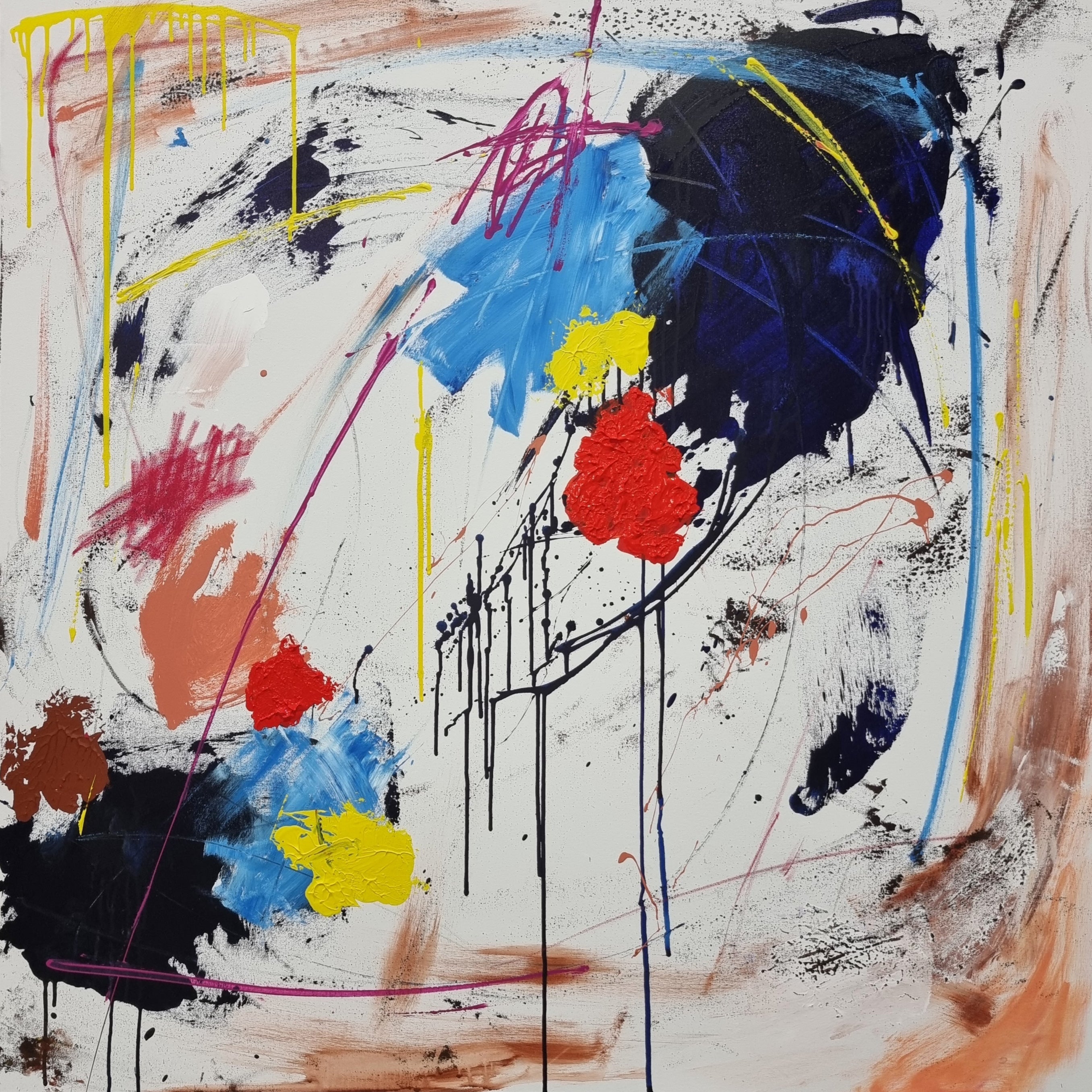Forget Me Not 240cm x 120cm Original Art