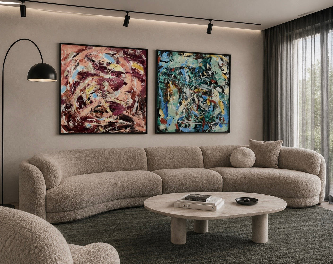 From Autumn to Winter  240cm x 120cm Original Art