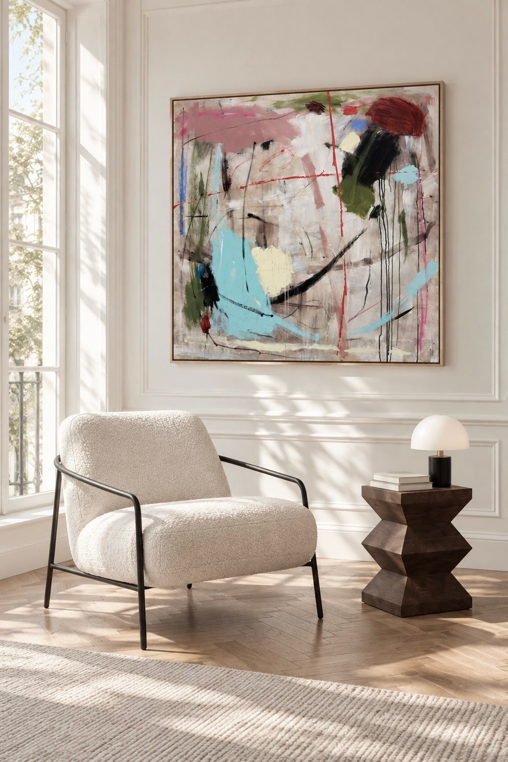 The Long Road Home 120cm x 120cm Original Art