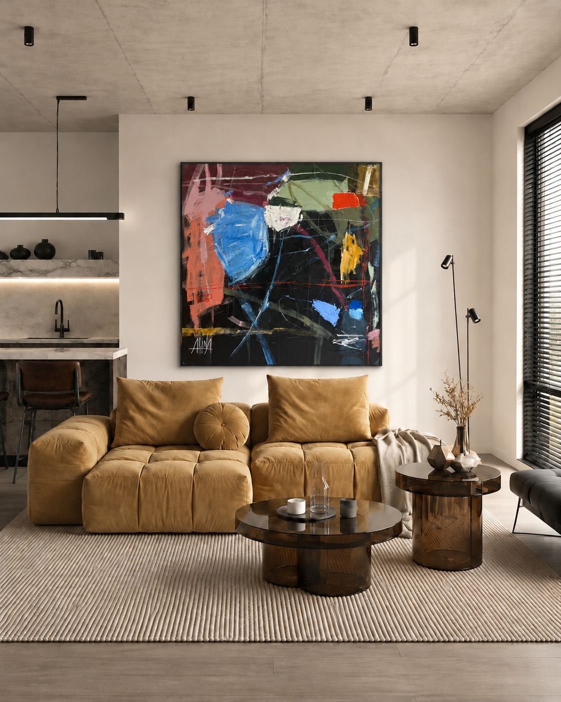 Original Artwork Commission  140cm x 140cm
