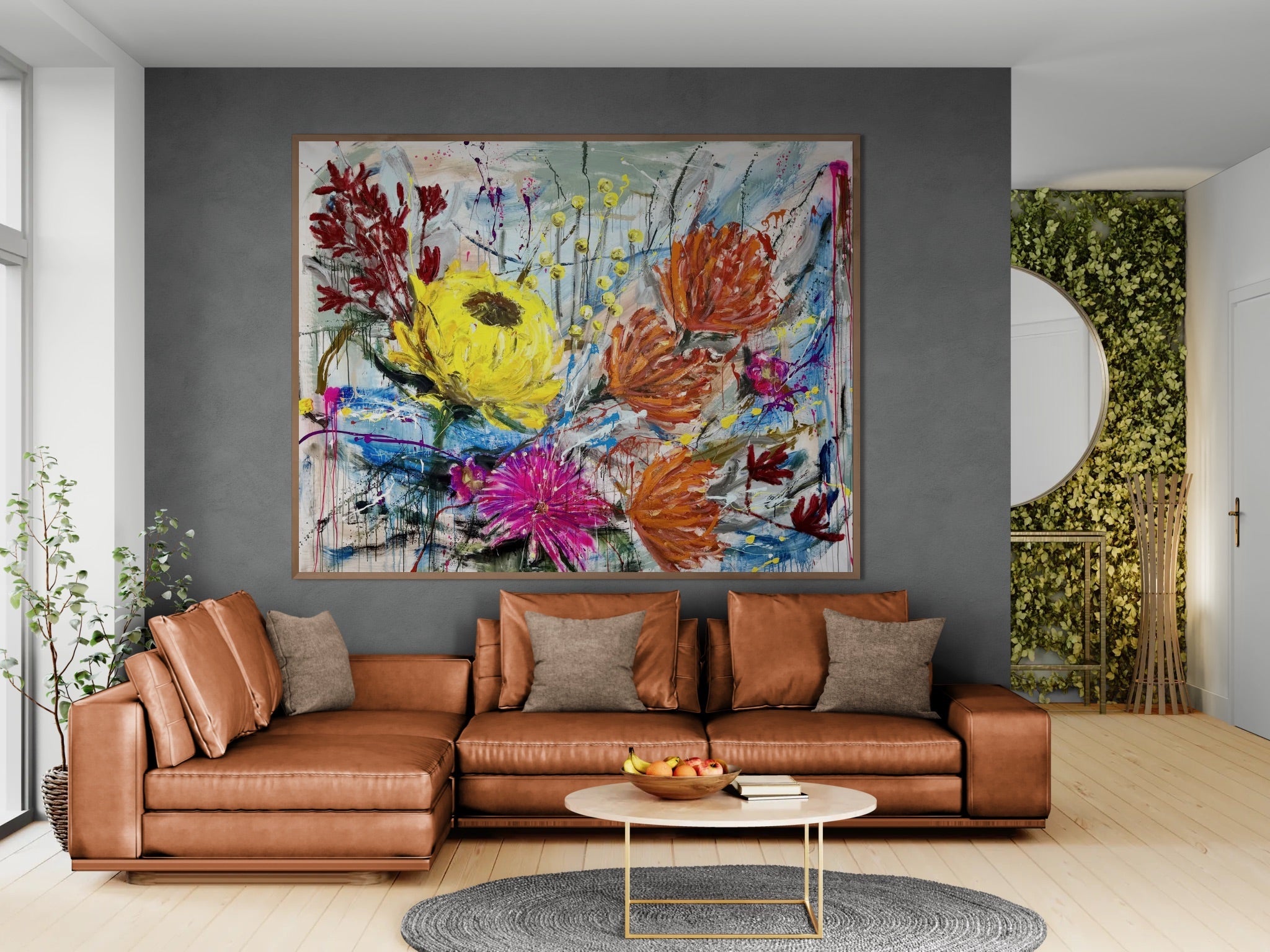 Wildflowers - Original Art 200cm x 165cm