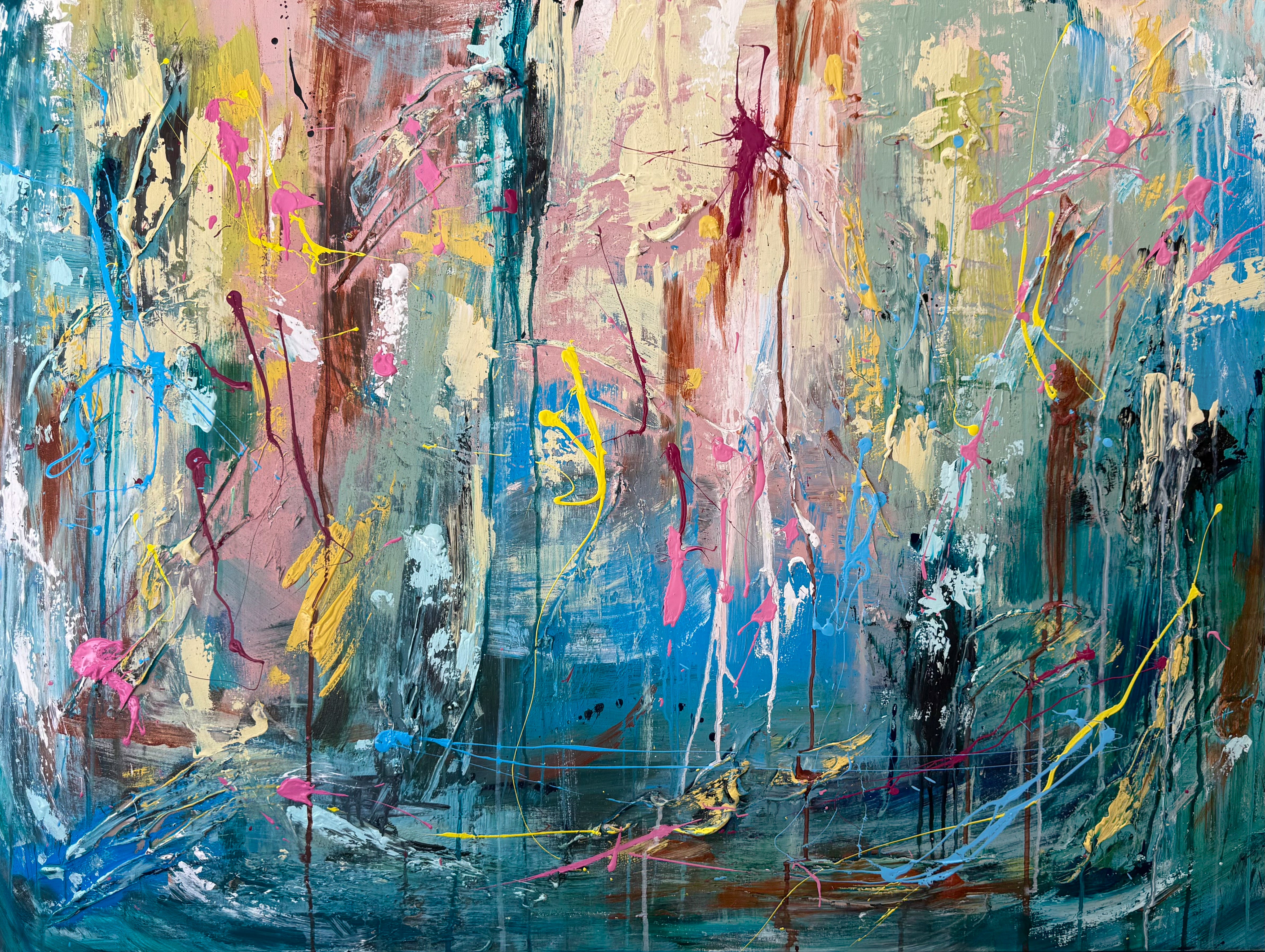 Spring Vacation 120cm x 90cm Original Art