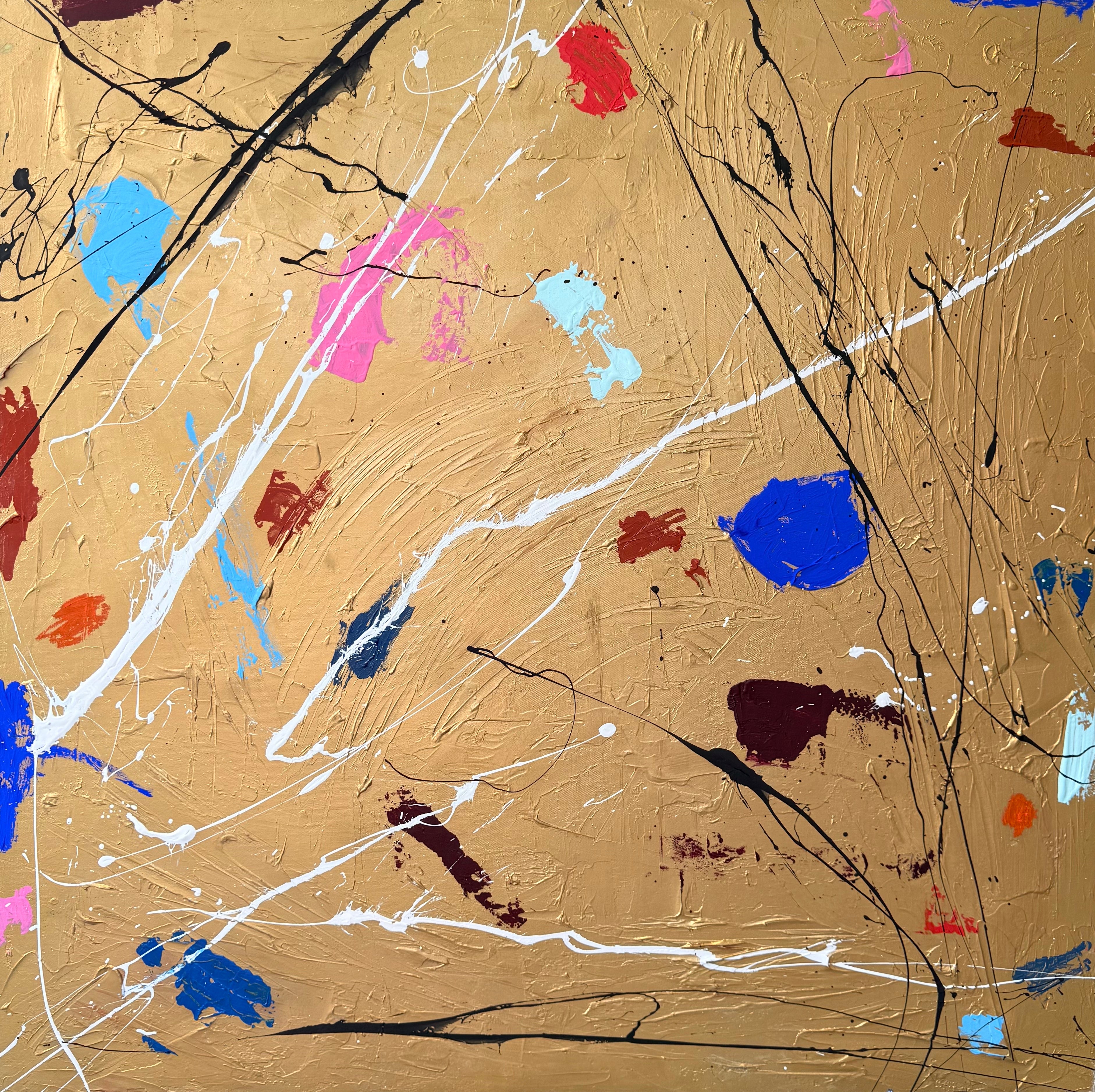 The Baloon Party- Original Art 110cm x 110cm