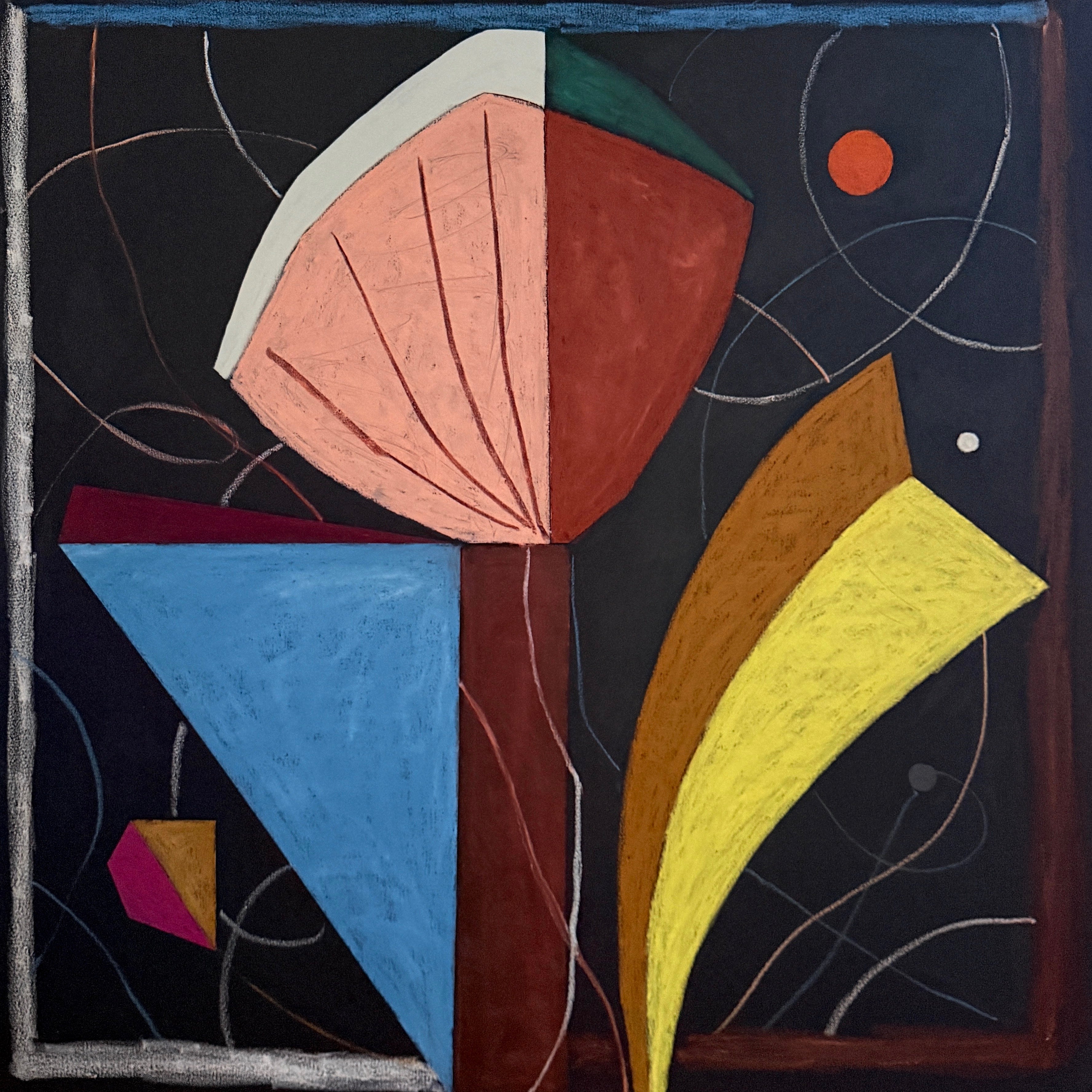 Night Garden 120cm x 120cm Original Art