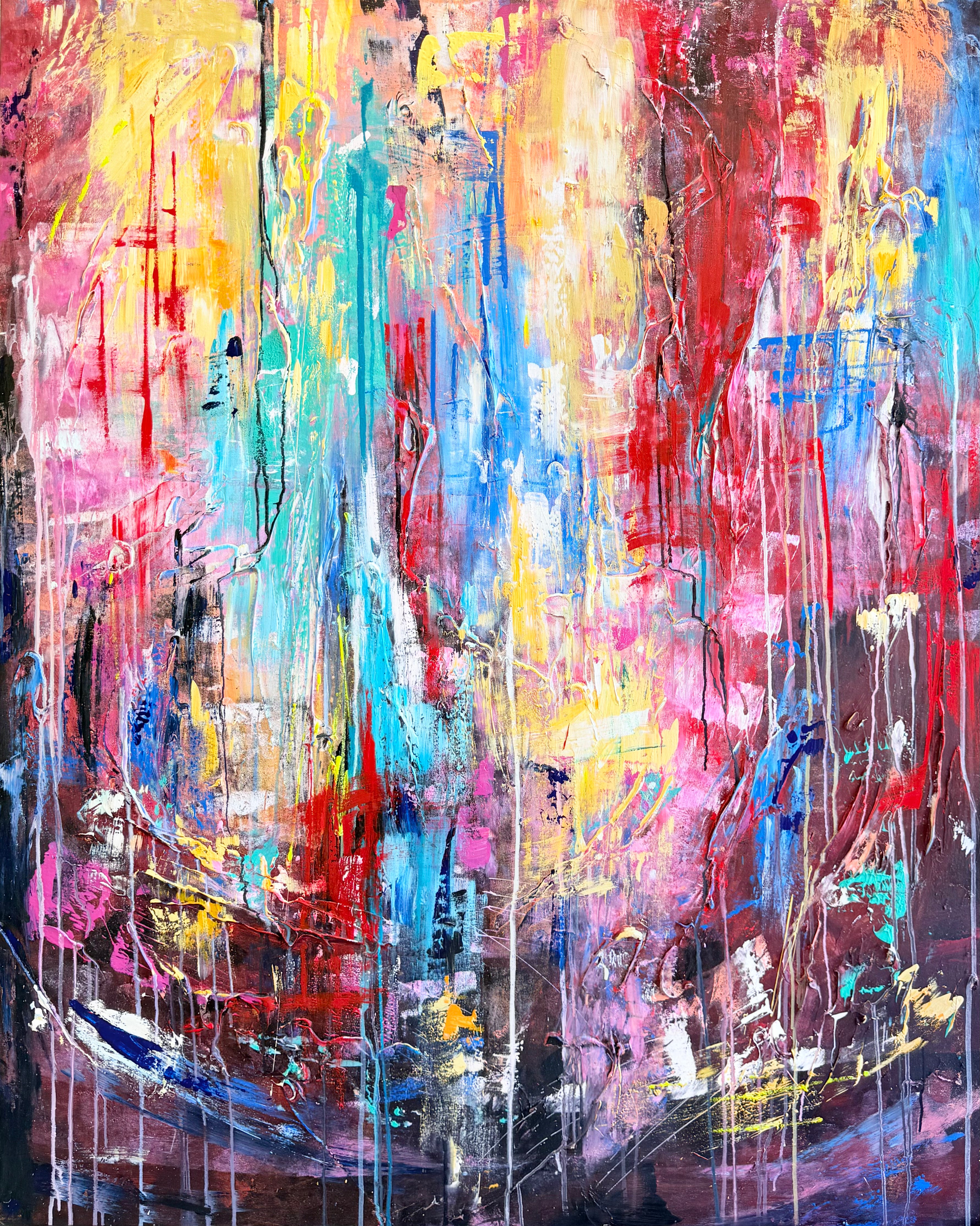 Looking out from within 152cm x 122cm Original Art