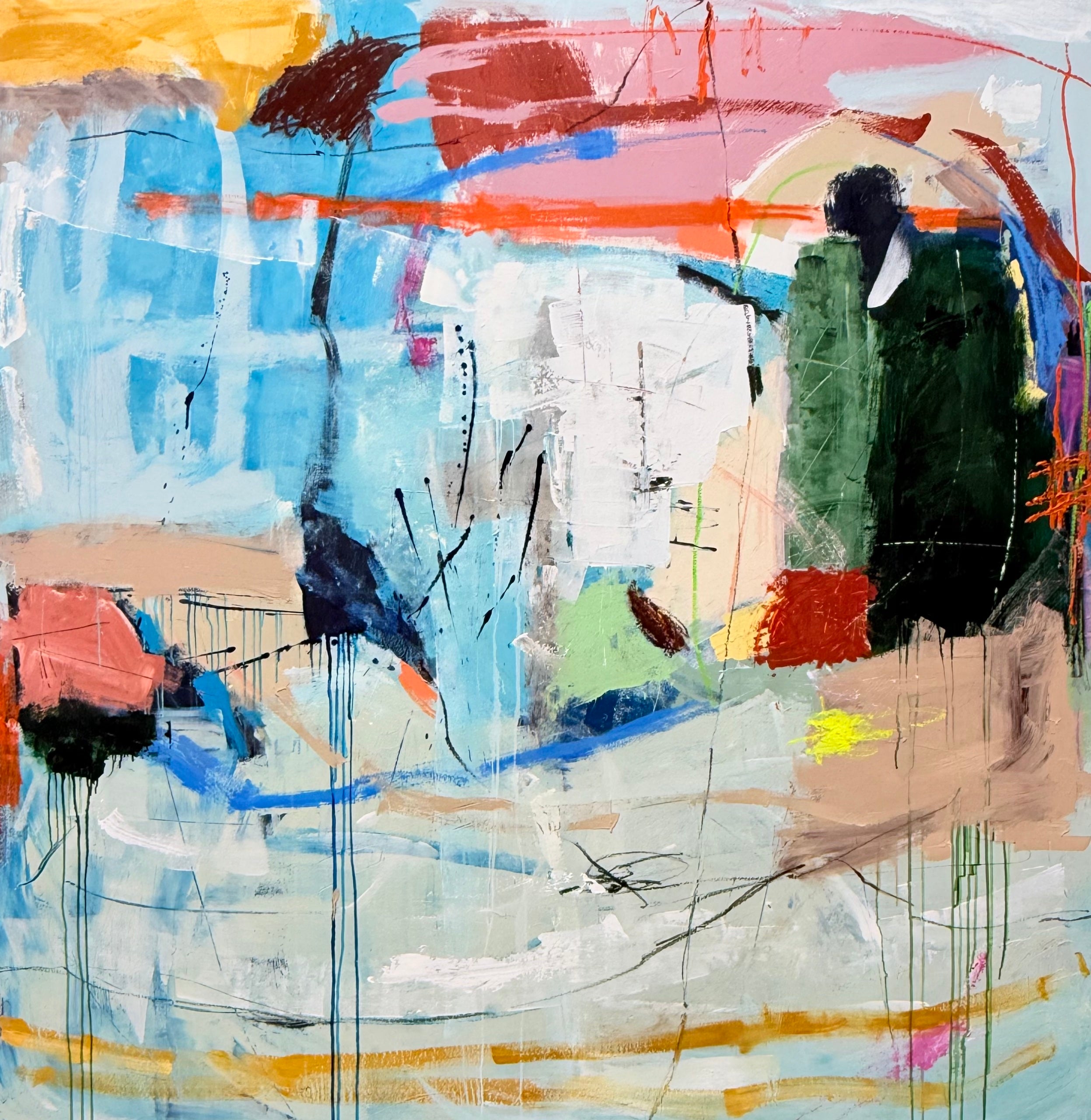 The Yellow Brick Road - Original Art 190cm x 190cm