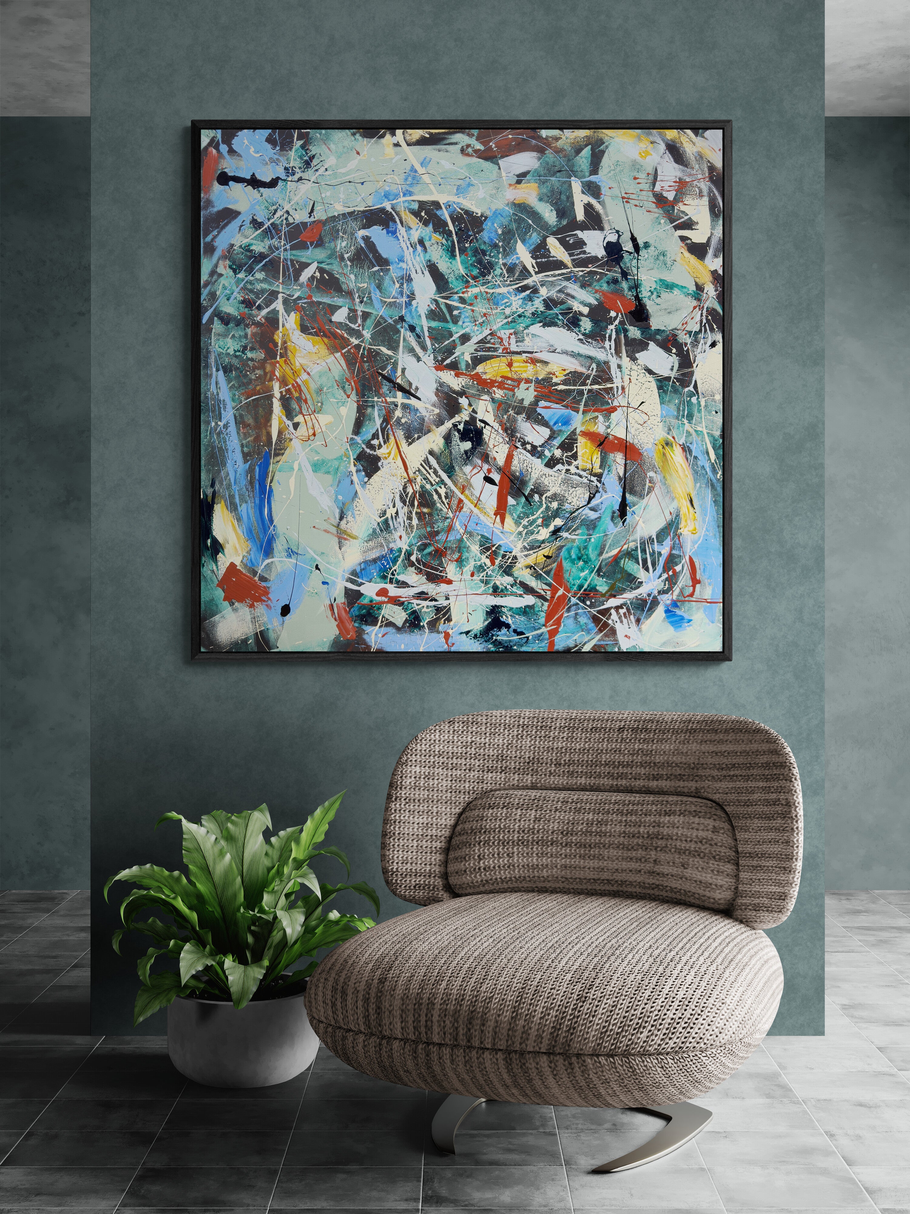 Winter 120cm x 120cm Original Art