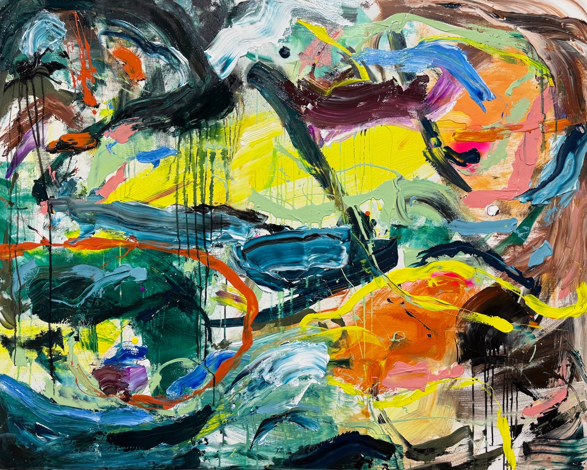 When We Were Young 152cm x 122cm Original Art