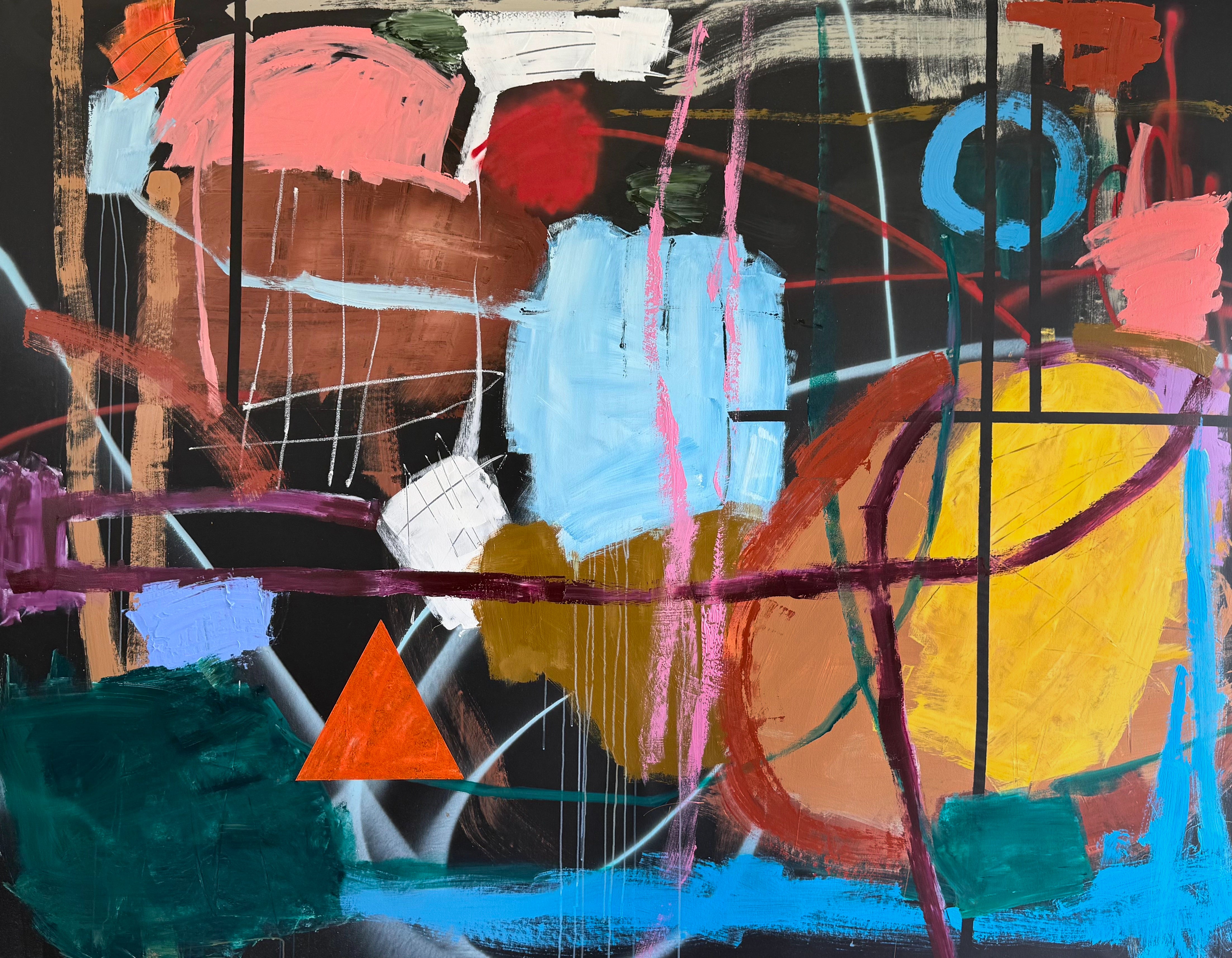 Pyramids - Original Art 260cm x 200cm