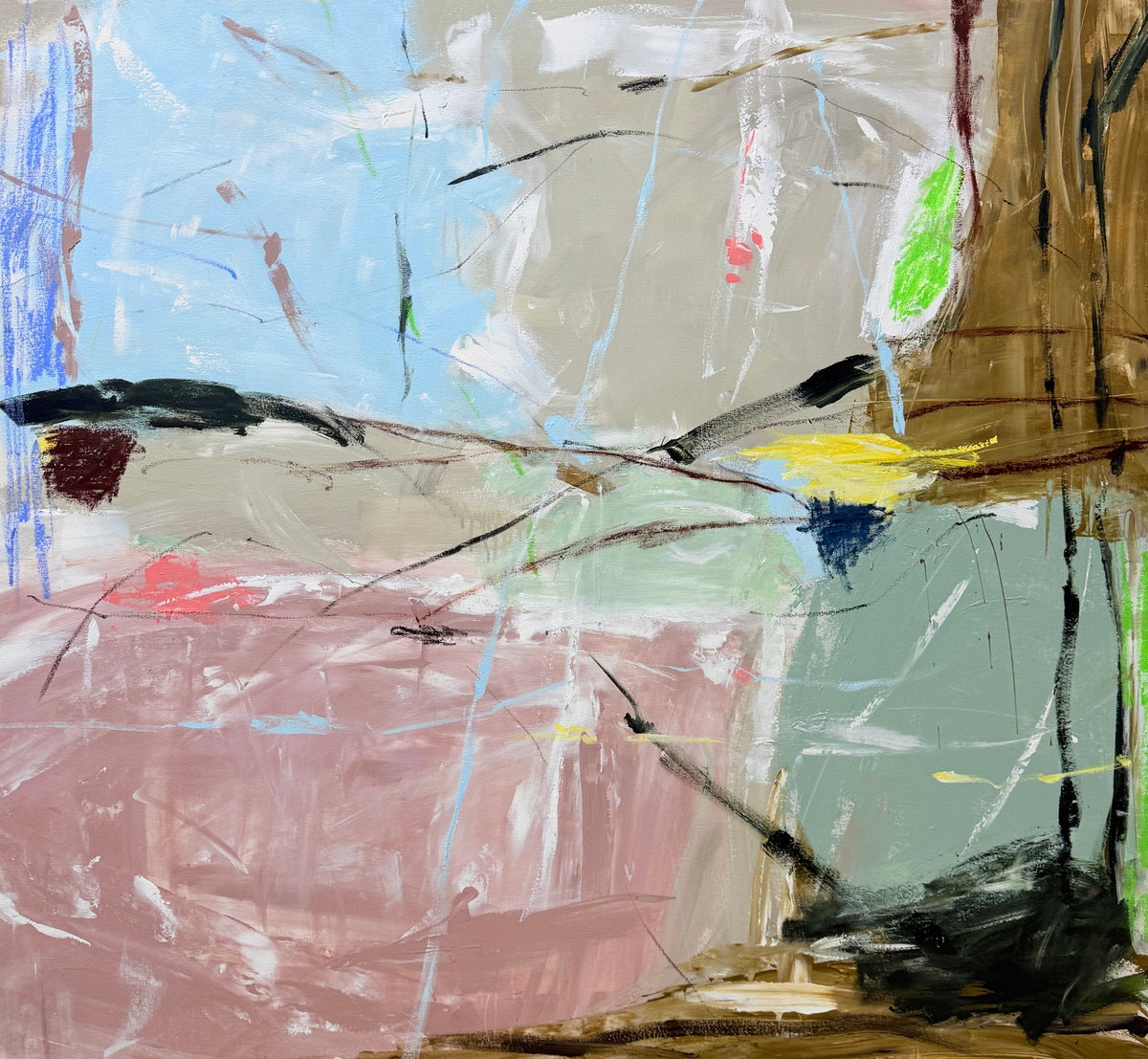 Room With The View 170cm x 150cm Original Art