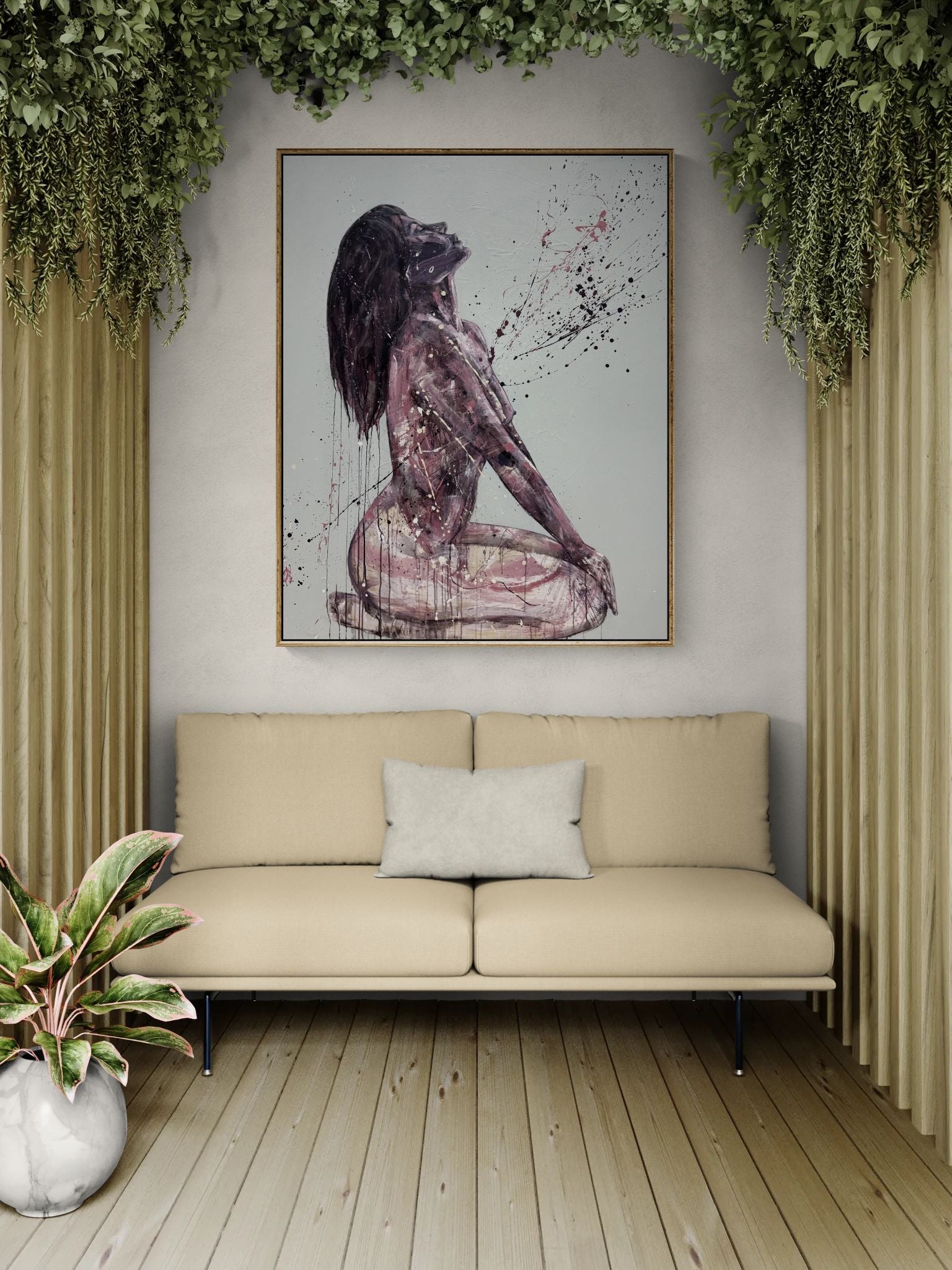 Breath Me 152cm x 122cm Original Art