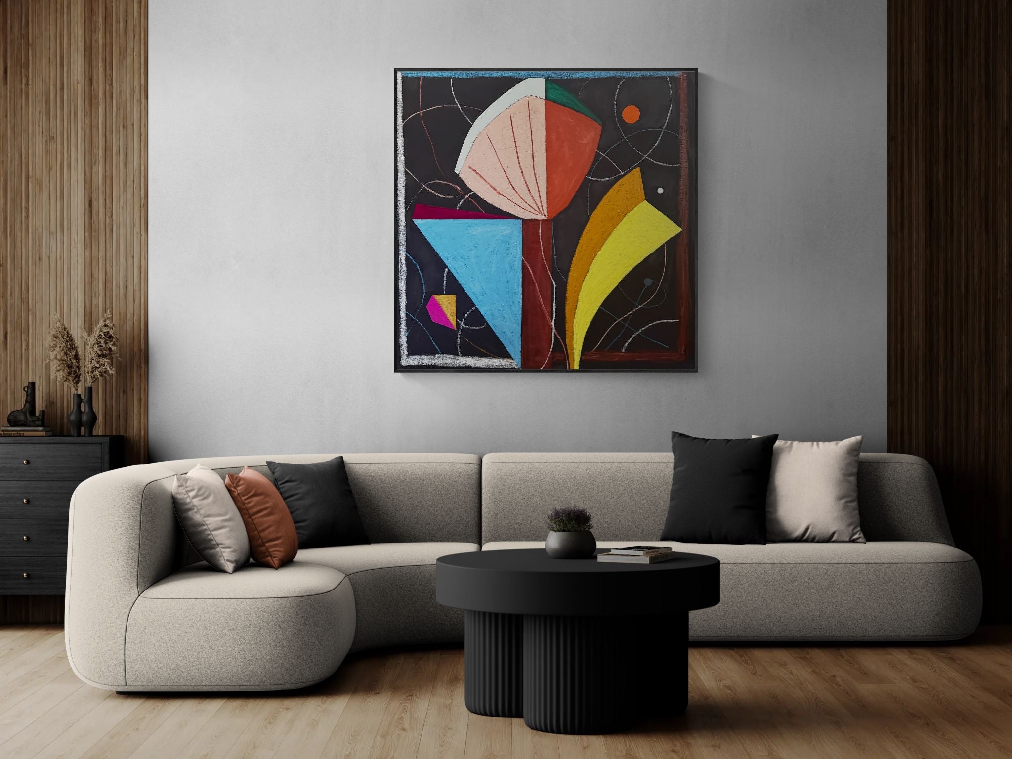 Night Garden 120cm x 120cm Original Art