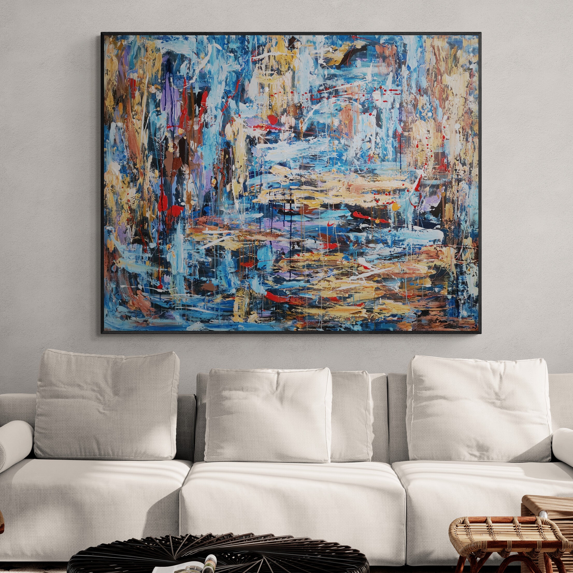 The Riverside 152cmx 122cm  Original Art