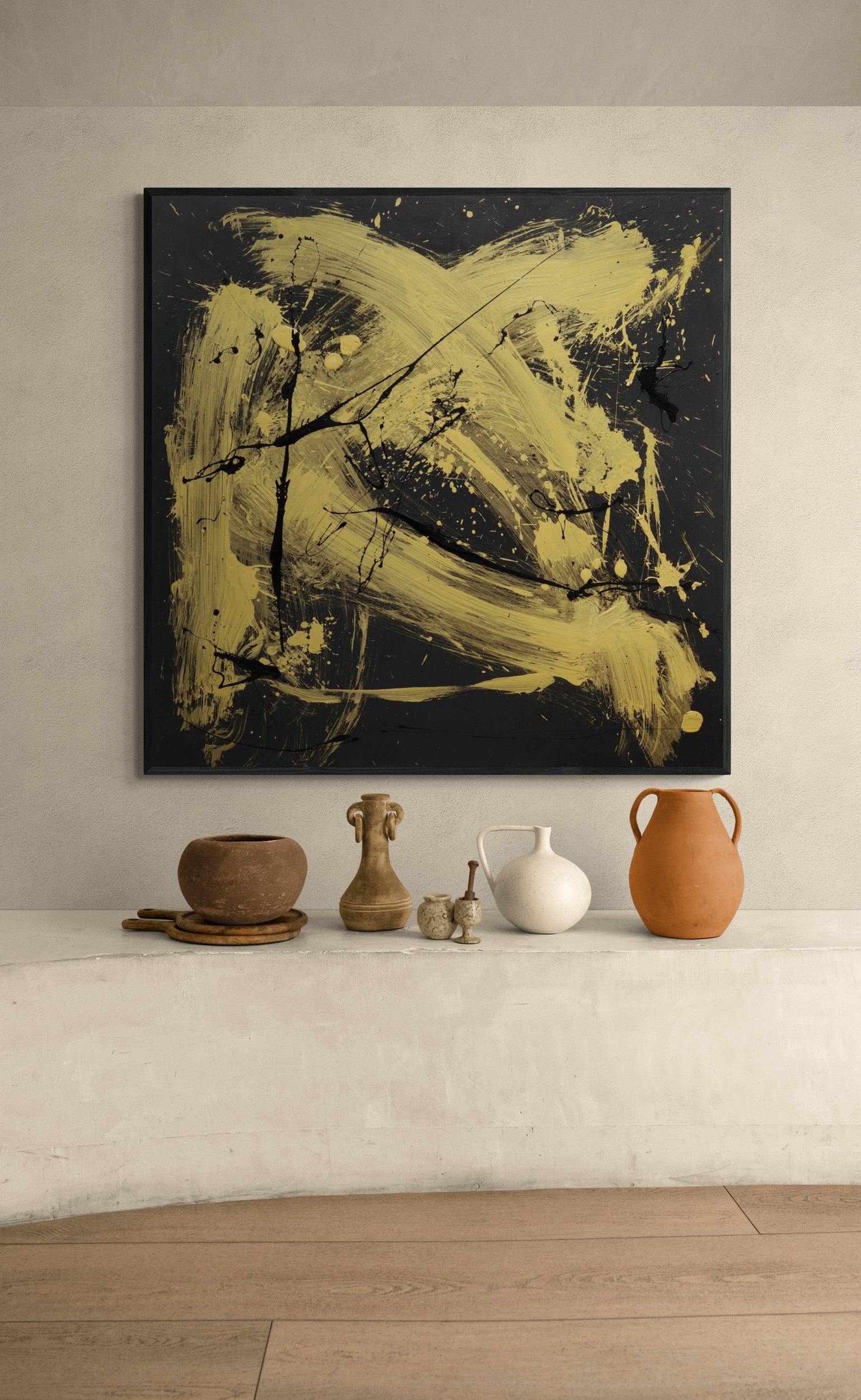 Golden Days- Original Art 120cm x 120cm